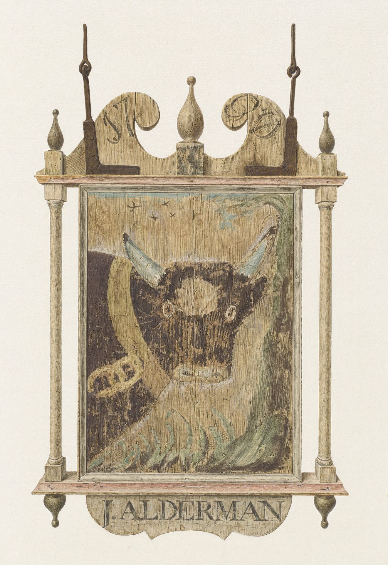 J. Alderman's Tavern Sign by John Matulis
