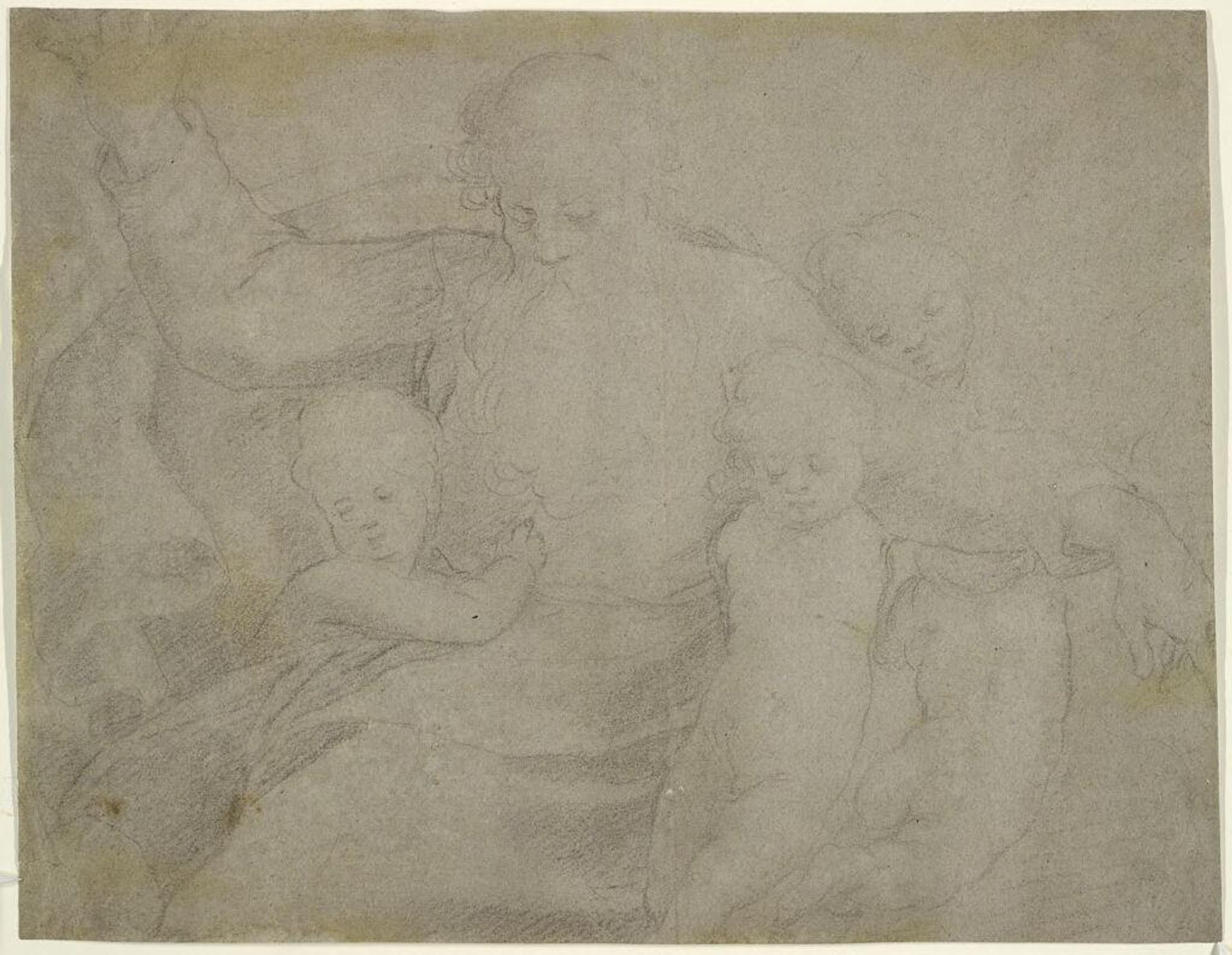 God Supported by Cherubs by ? Giovanni Antonio Licinio, call Il Pordenone