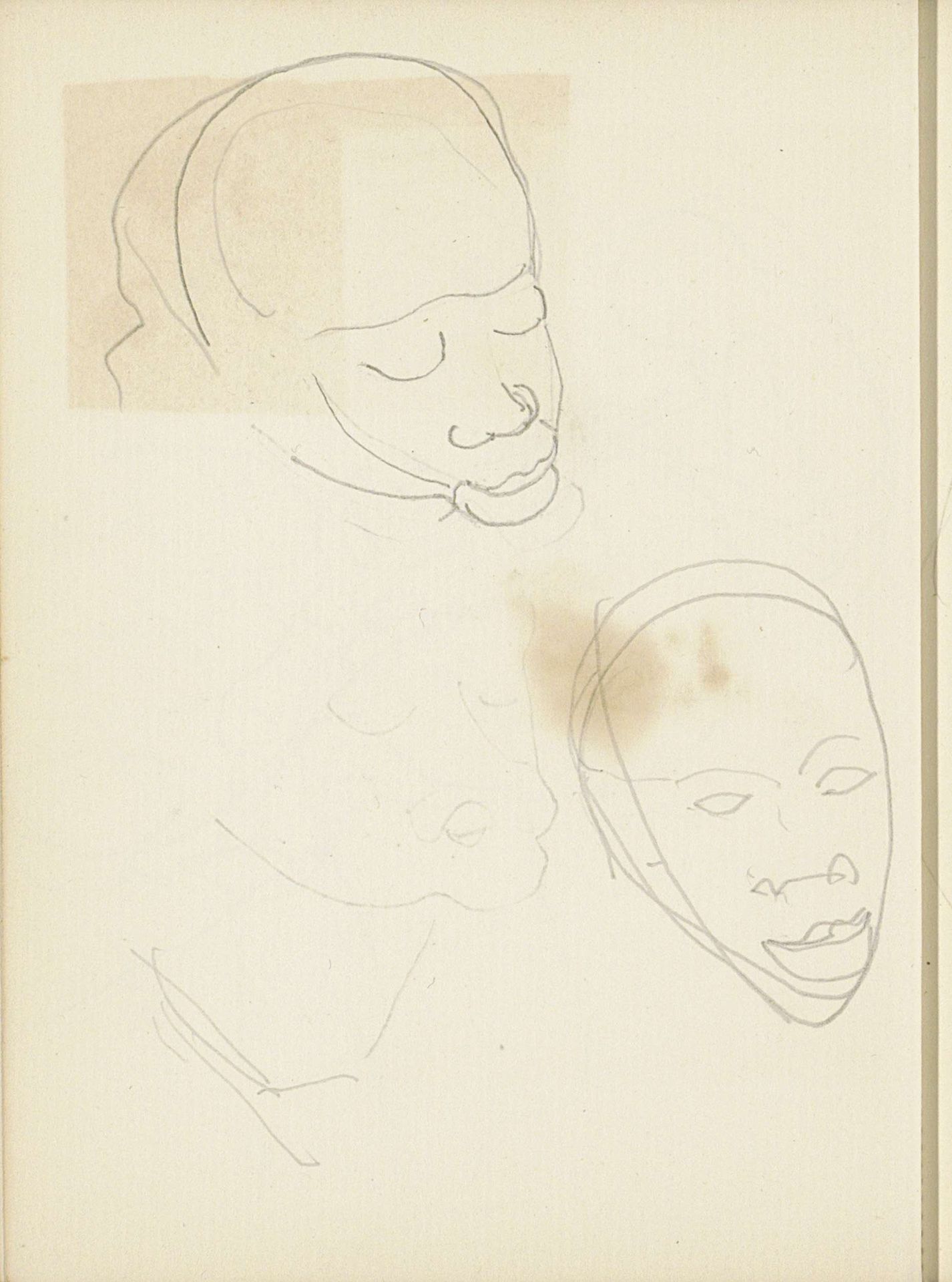 Hoofden van Afrikanen by Reijer Stolk