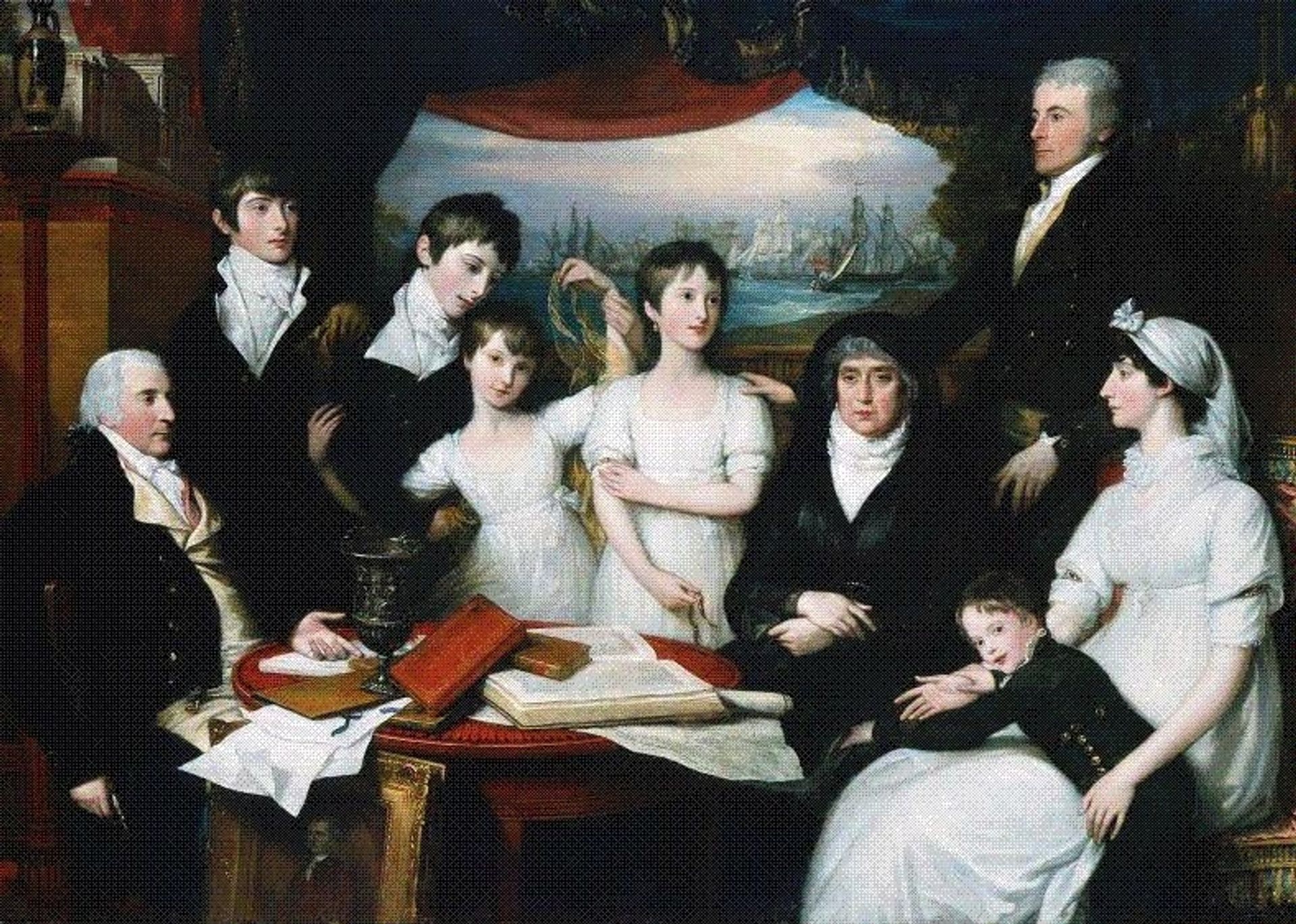 The Hope Family of Sydenham Kent by Benjamin West