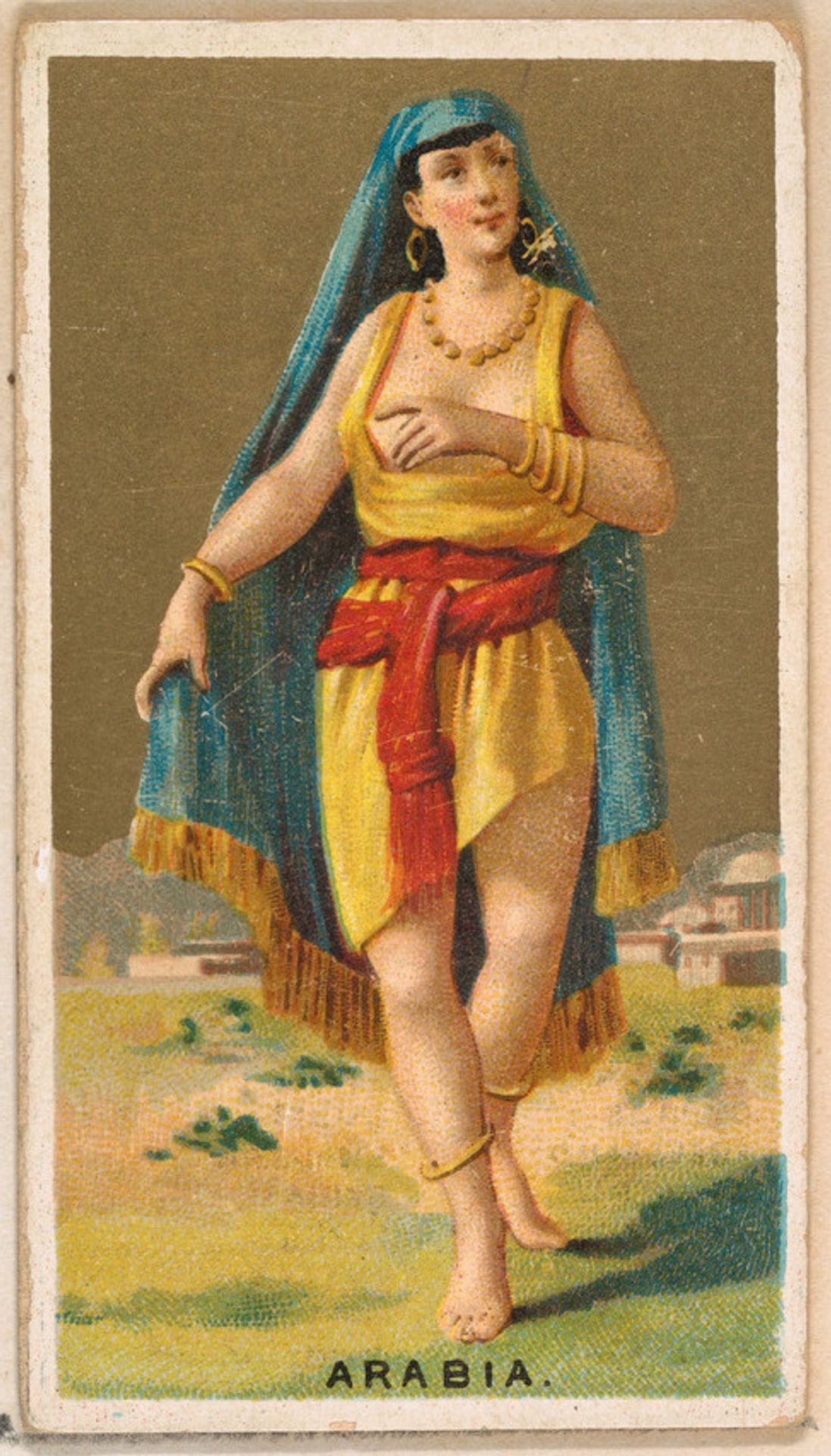 Arabia, from the Dancing Girls of the World series (N185) issued by Wm. S. Kimball & Co. by William S. Kimball & Company