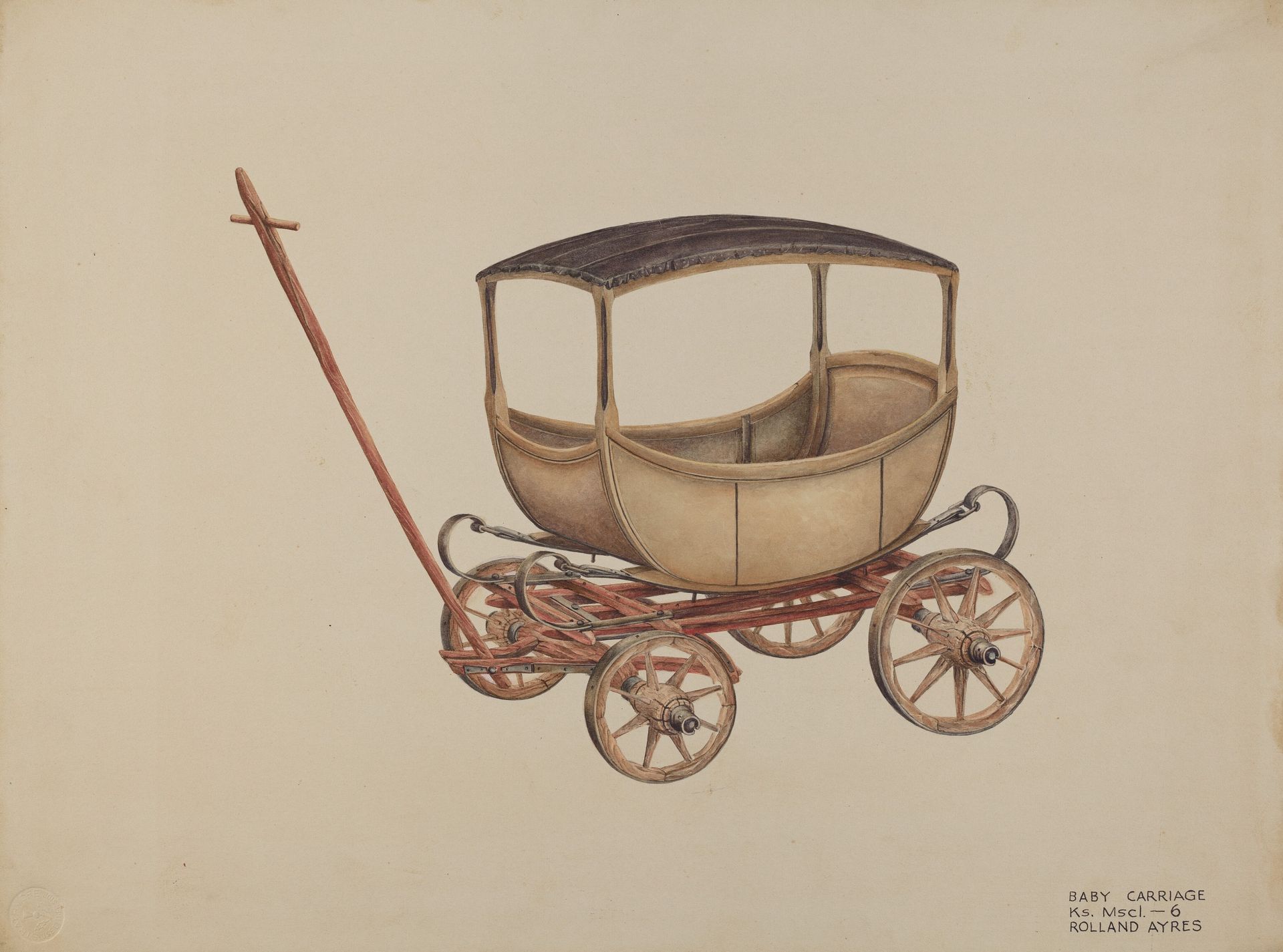 Baby Carriage by Rolland Ayres