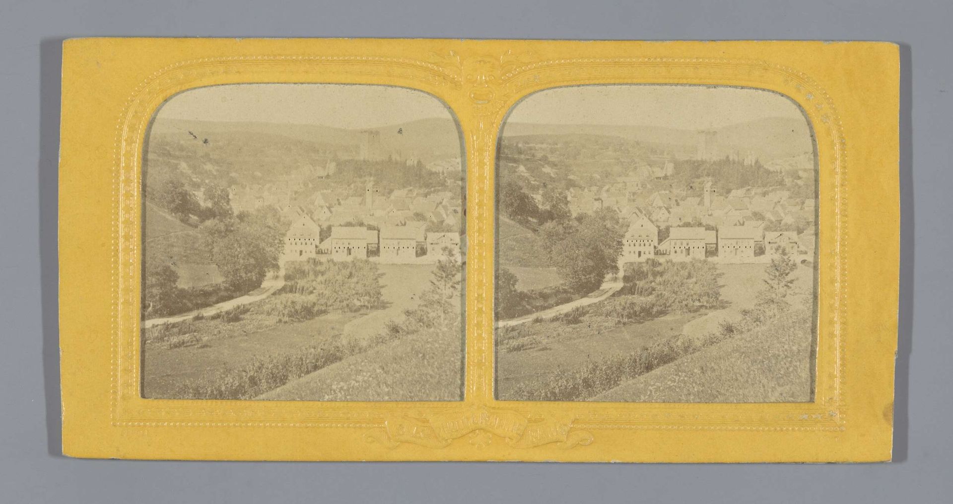 Dorpsgezicht by Charles Dauvois