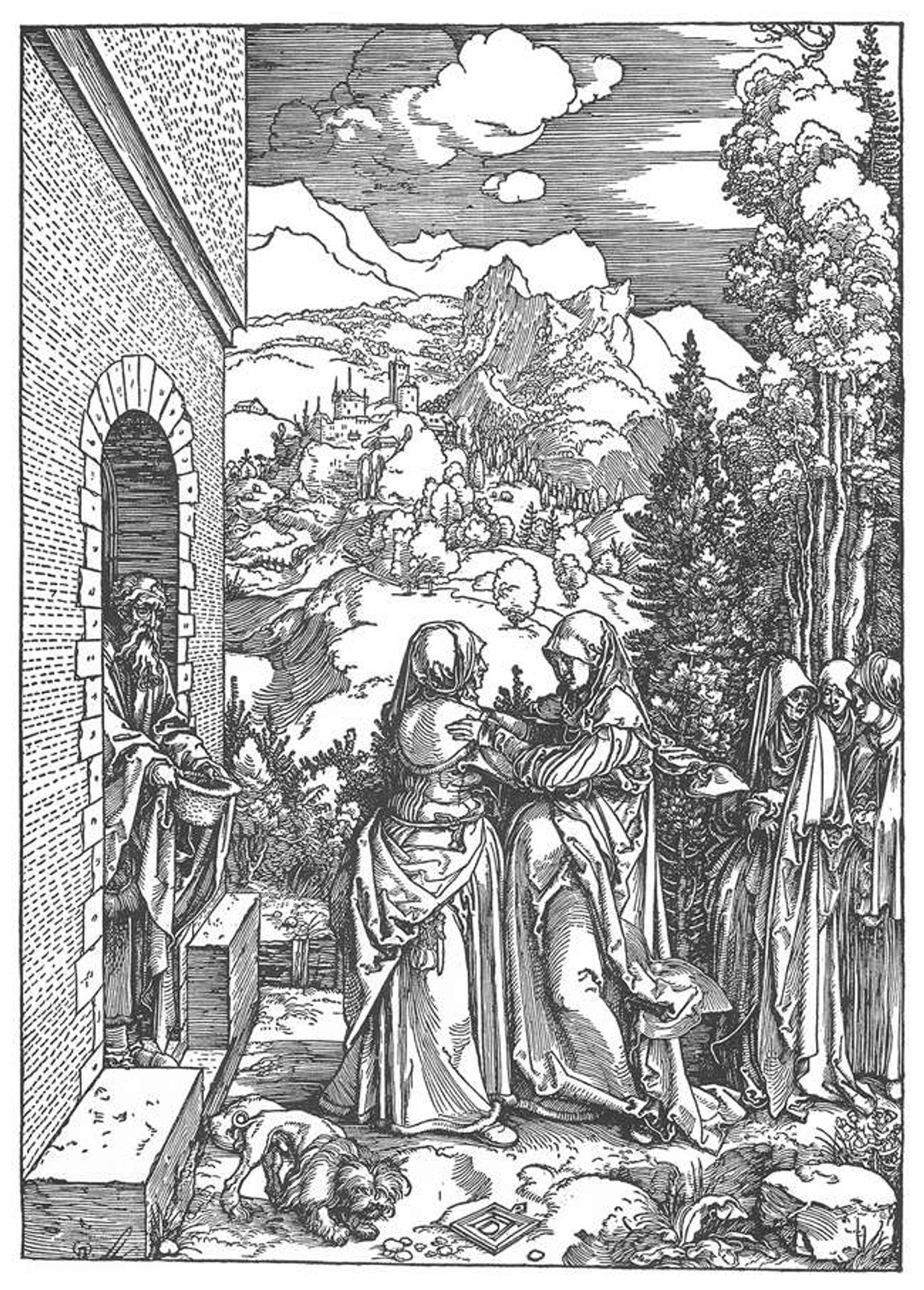 The Visitation by Albrecht Durer