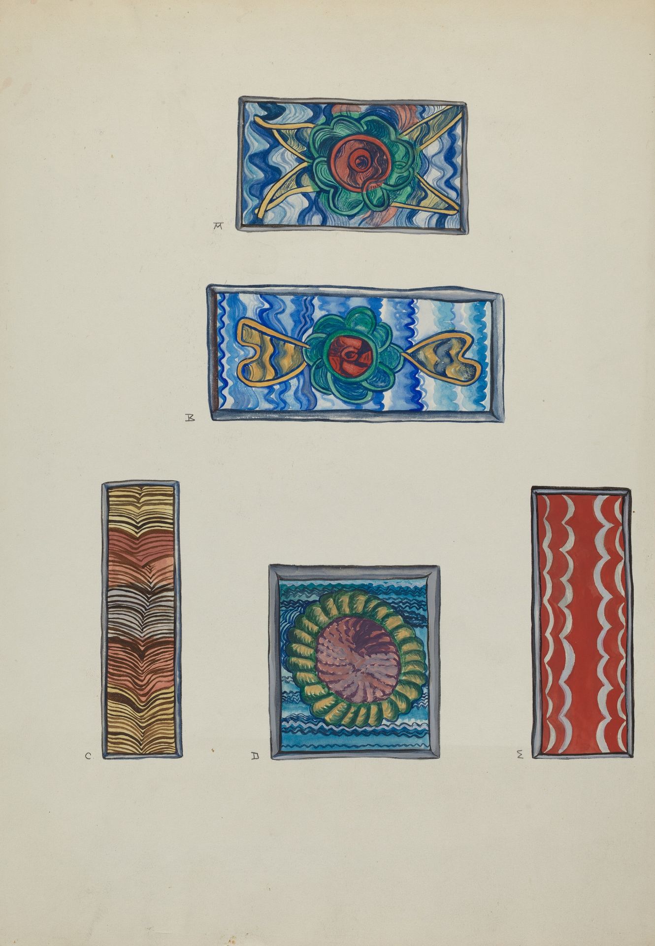 Panels from Tin Frames and Nichos by E. Boyd