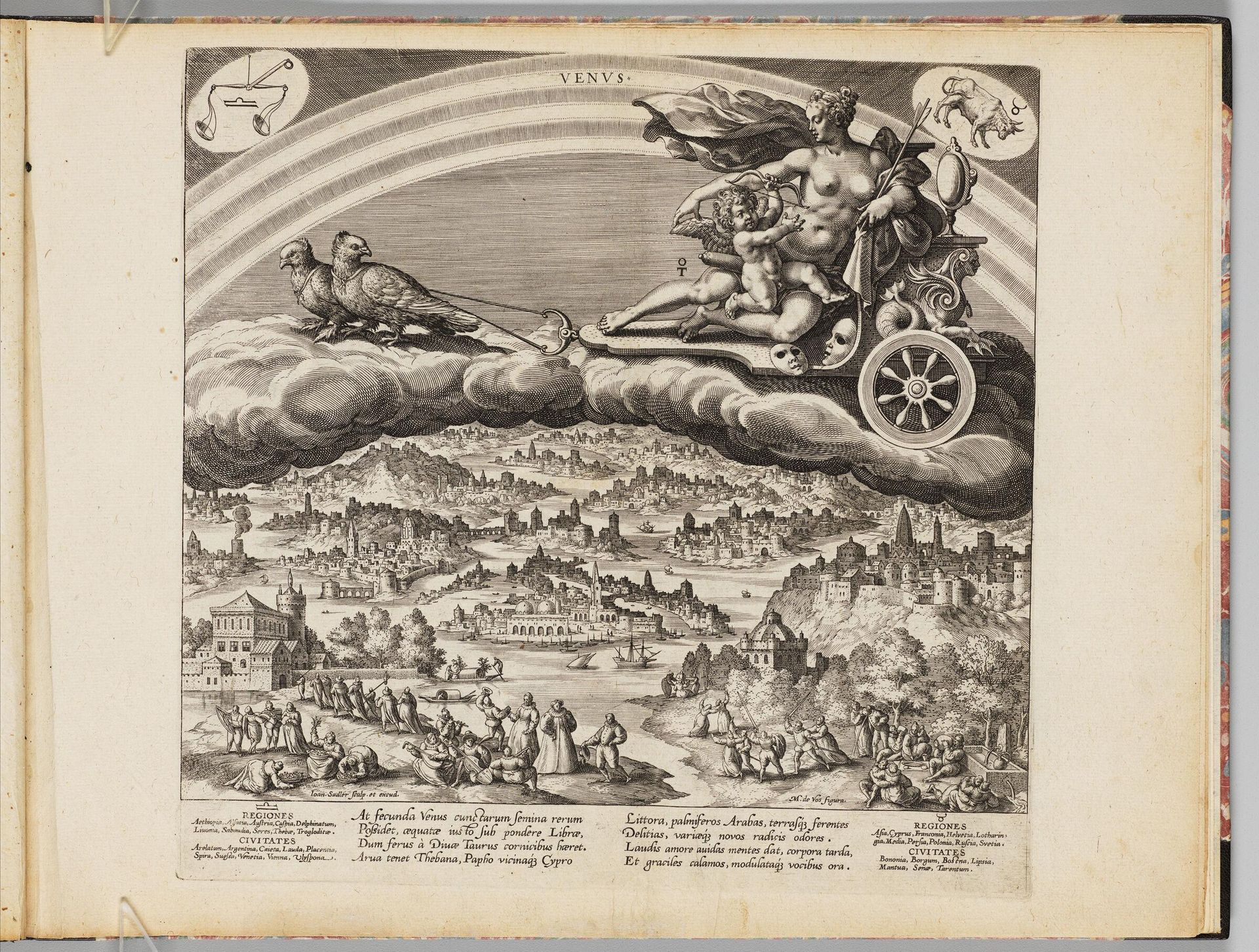 Venus by Johann Sadeler I