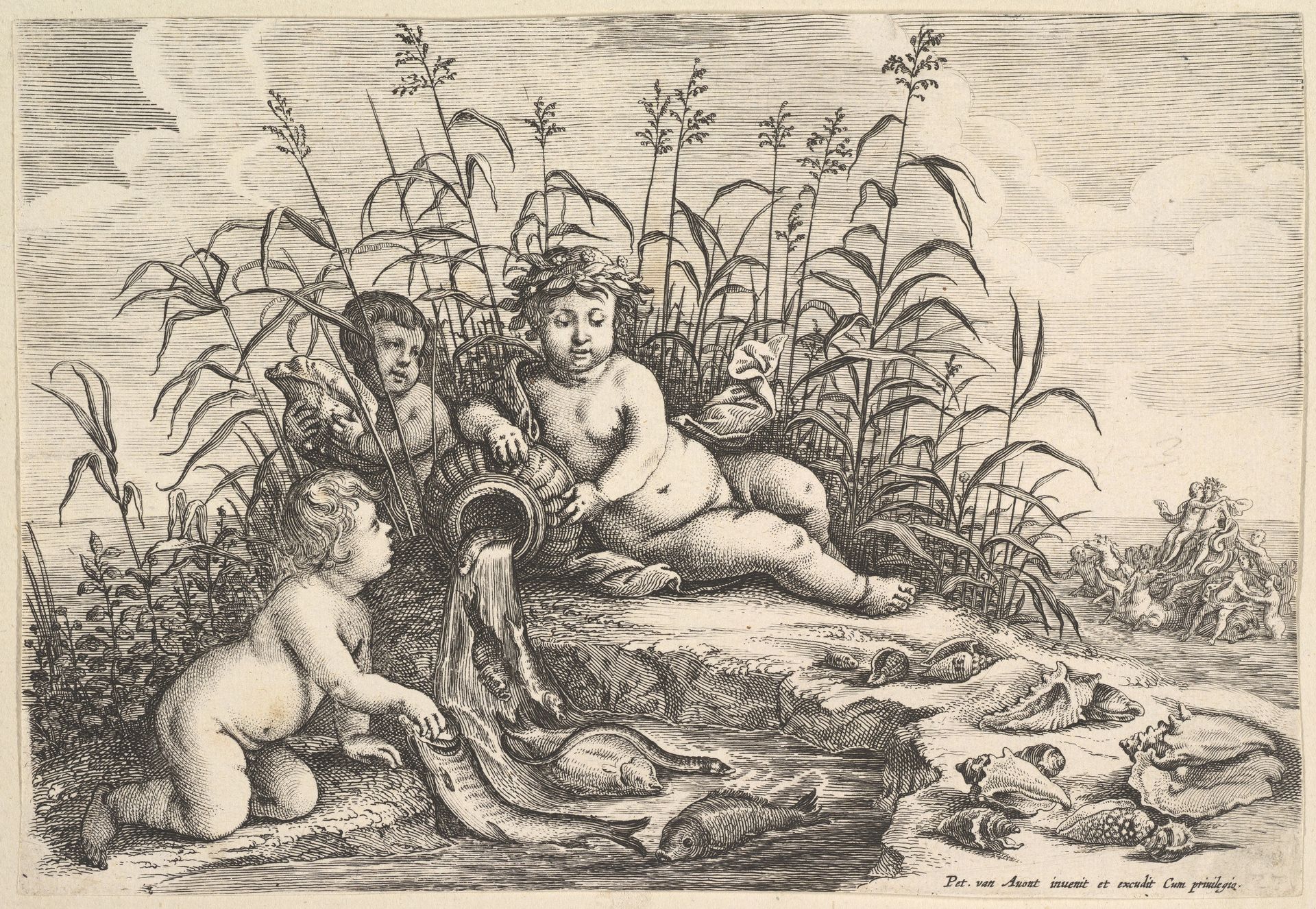 Water by Wenceslaus Hollar