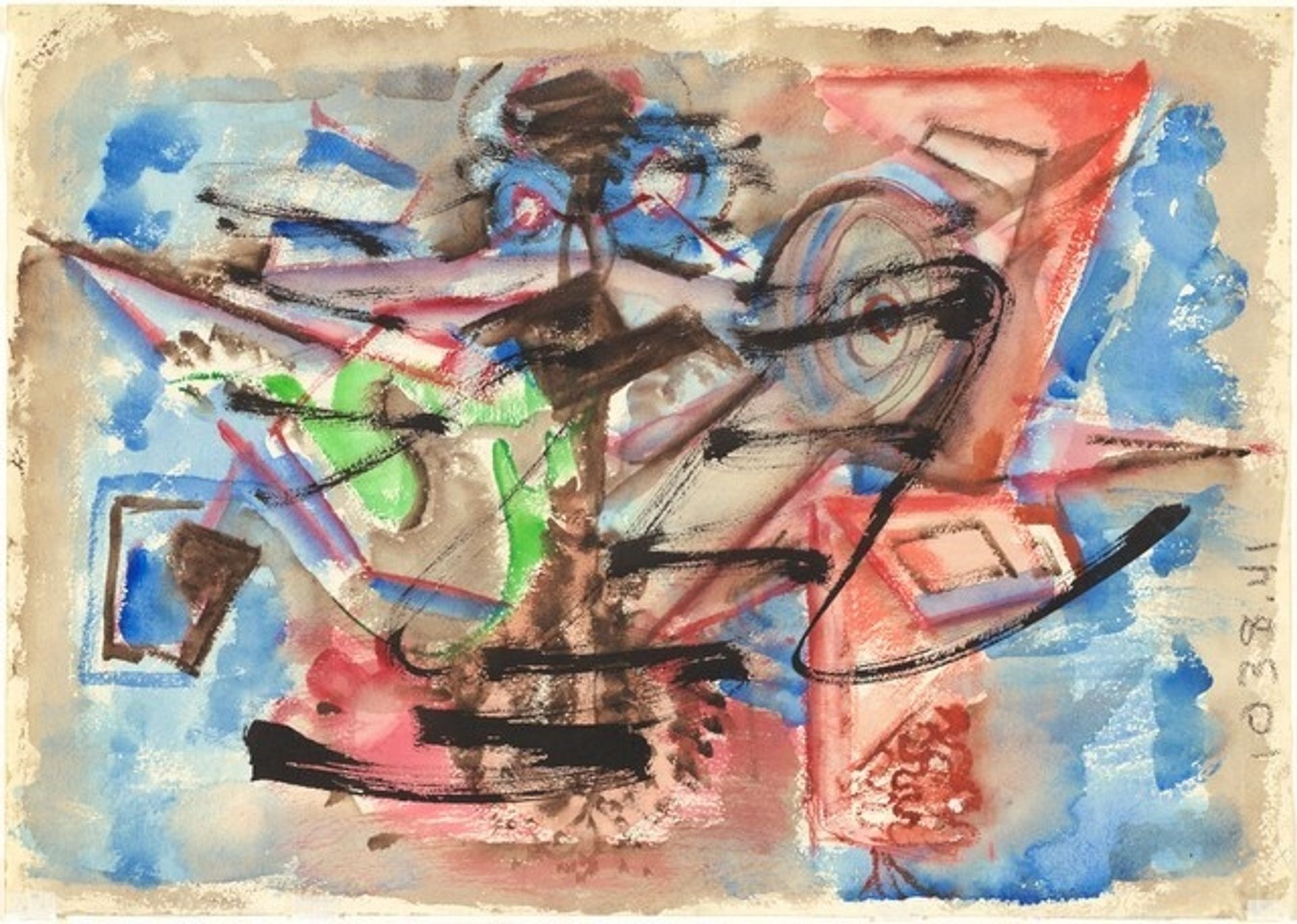 Untitled [verso] by Mark Rothko