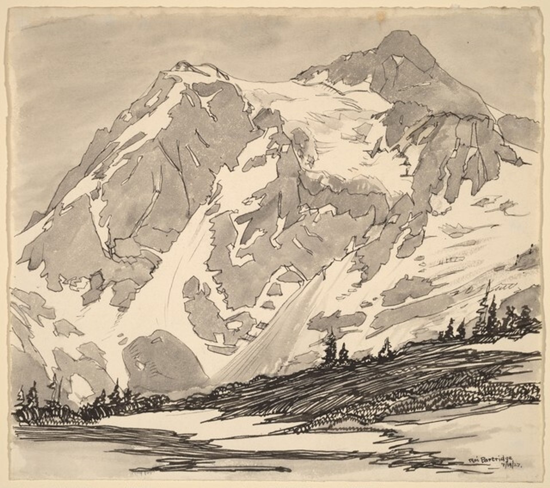 Mt. Shuksan, Washington by Roi Partridge