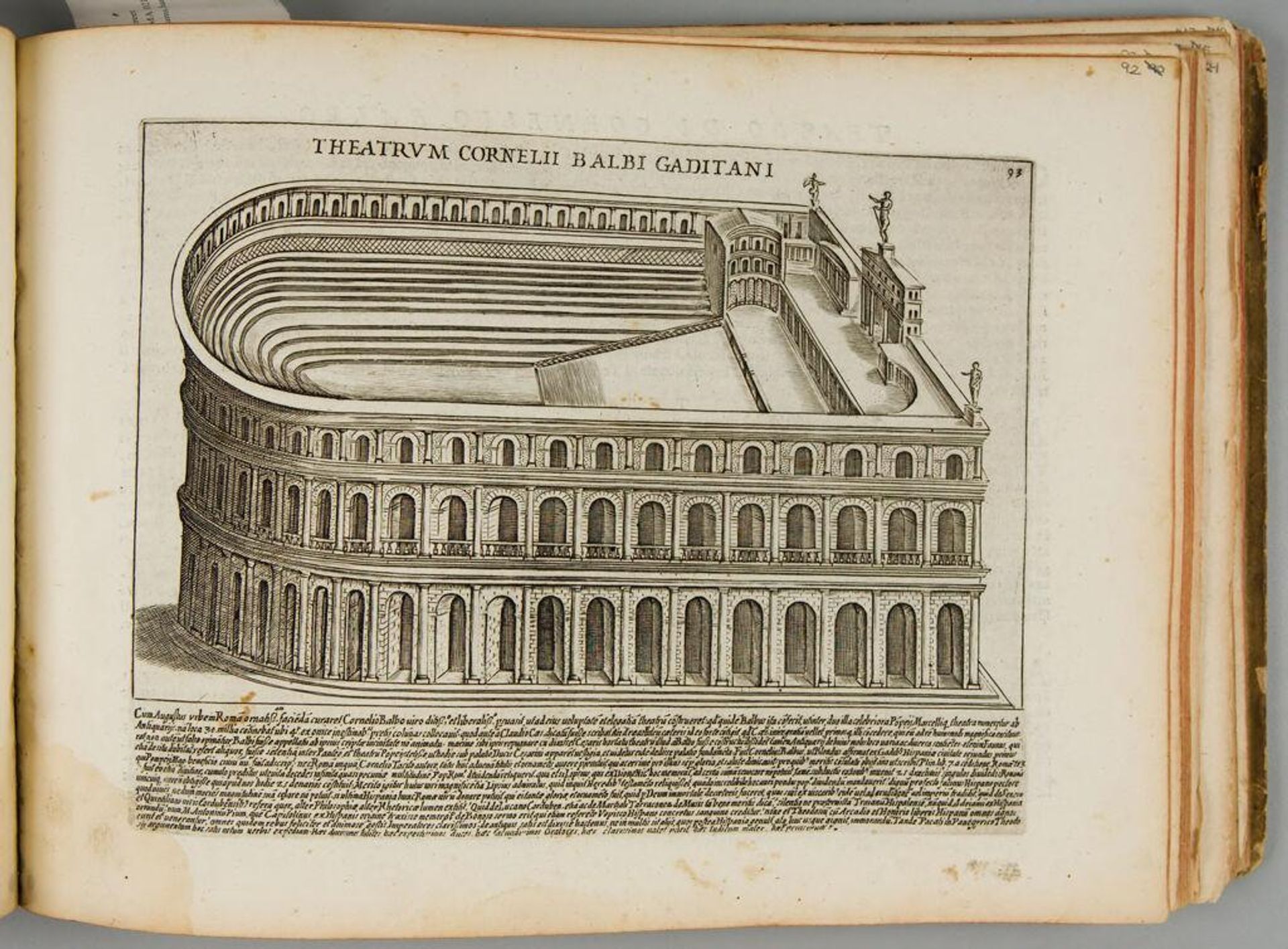 The Theater of Cornelius Balbus, the Gaditan by Giacomo Lauro