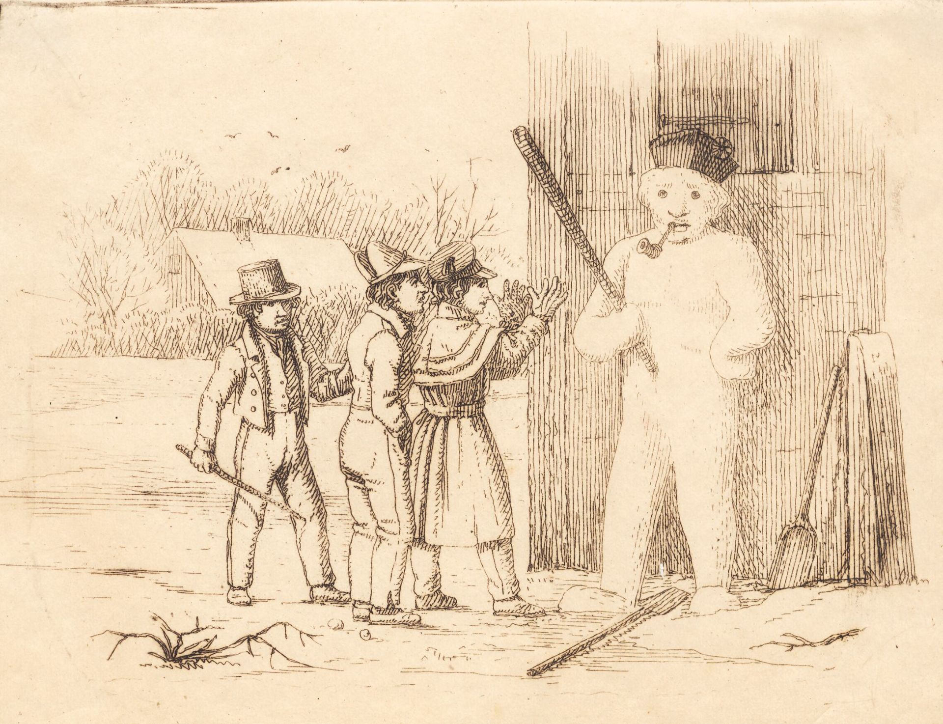 Illustration til "Halvhundrede Fabler for Børn" af Hey by Martinus Rørbye