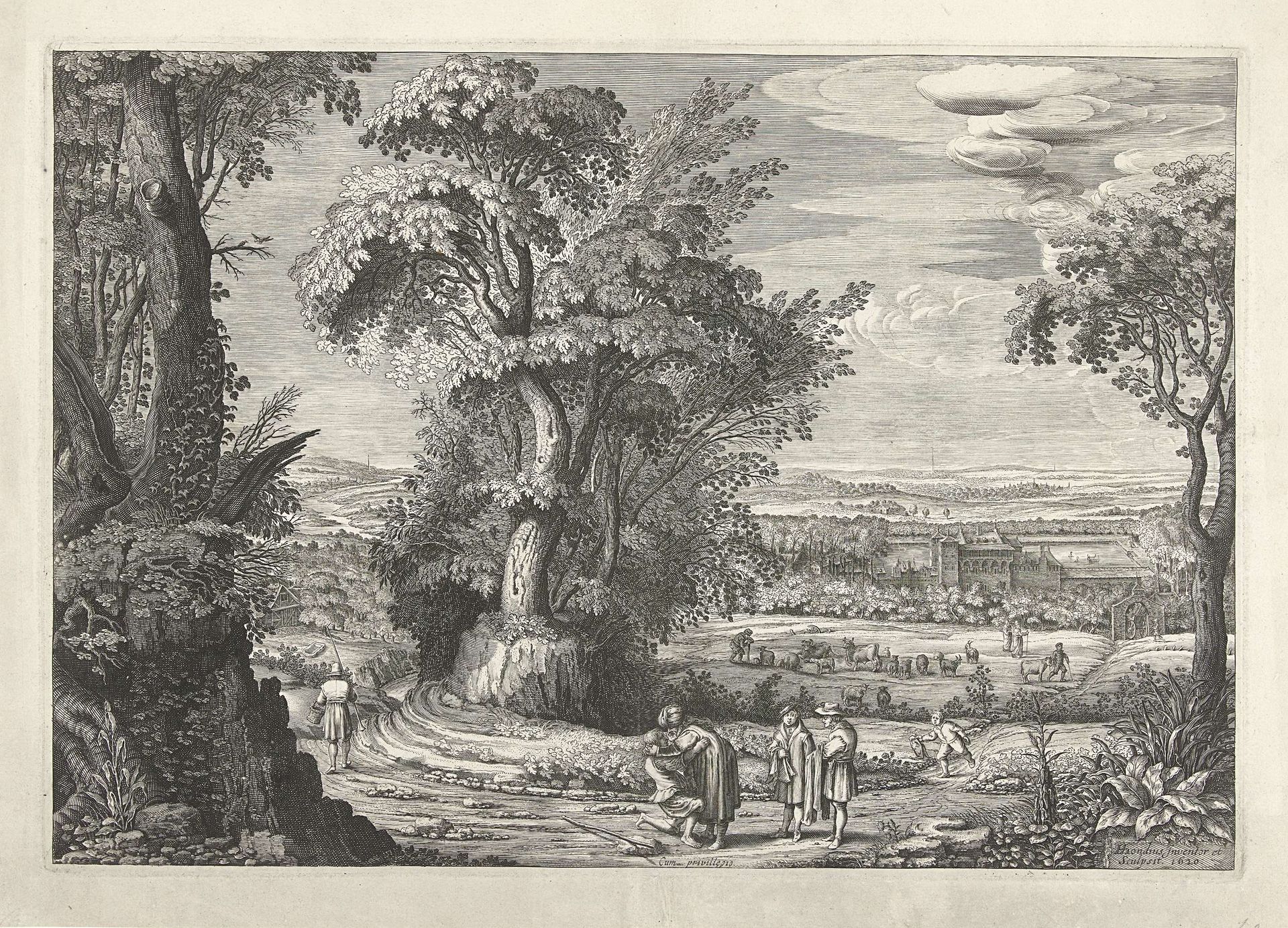 Thuiskomst van de verloren zoon by Hendrick Hondius I
