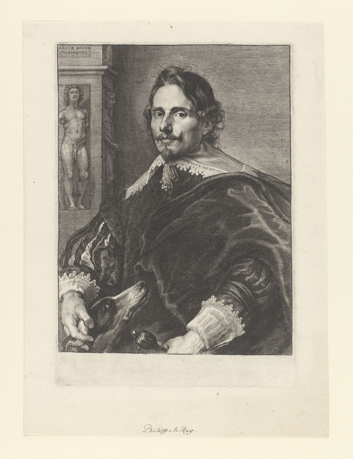 Portret van Philippe Le Roy by Lucas Vorsterman I