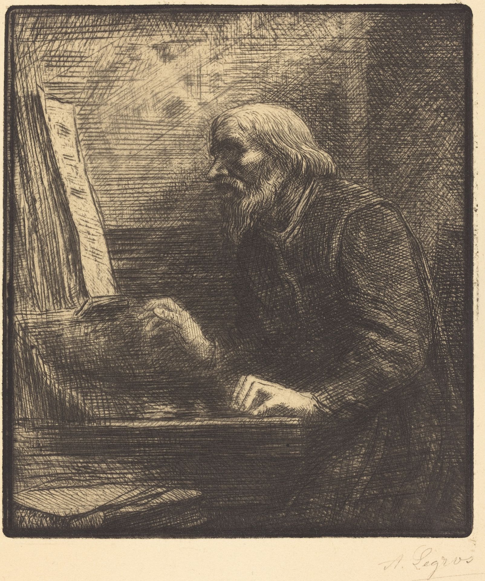 Choirmaster (Le maitre de chapelle) by Alphonse Legros