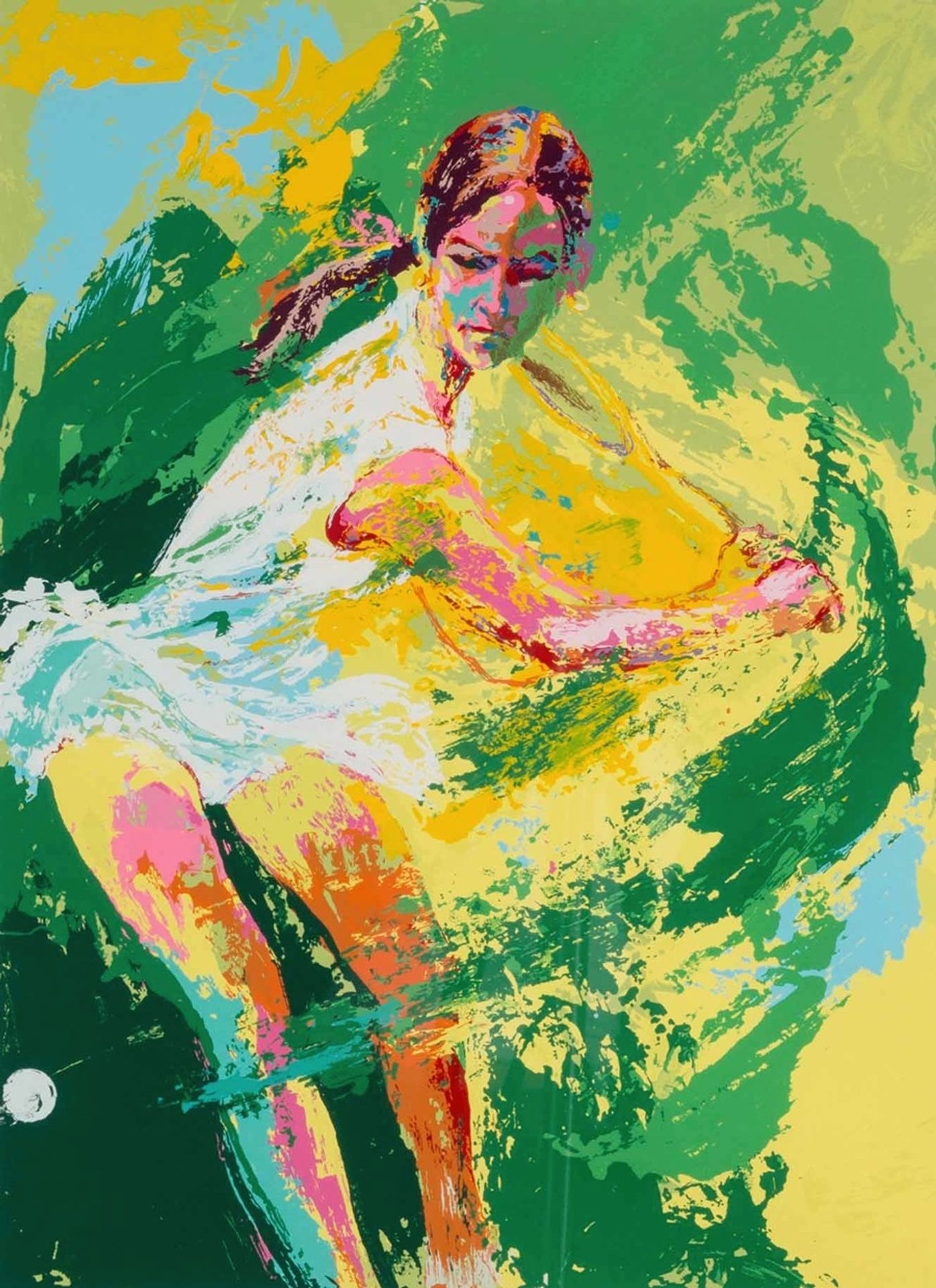 Chris Evert by LeRoy Neiman
