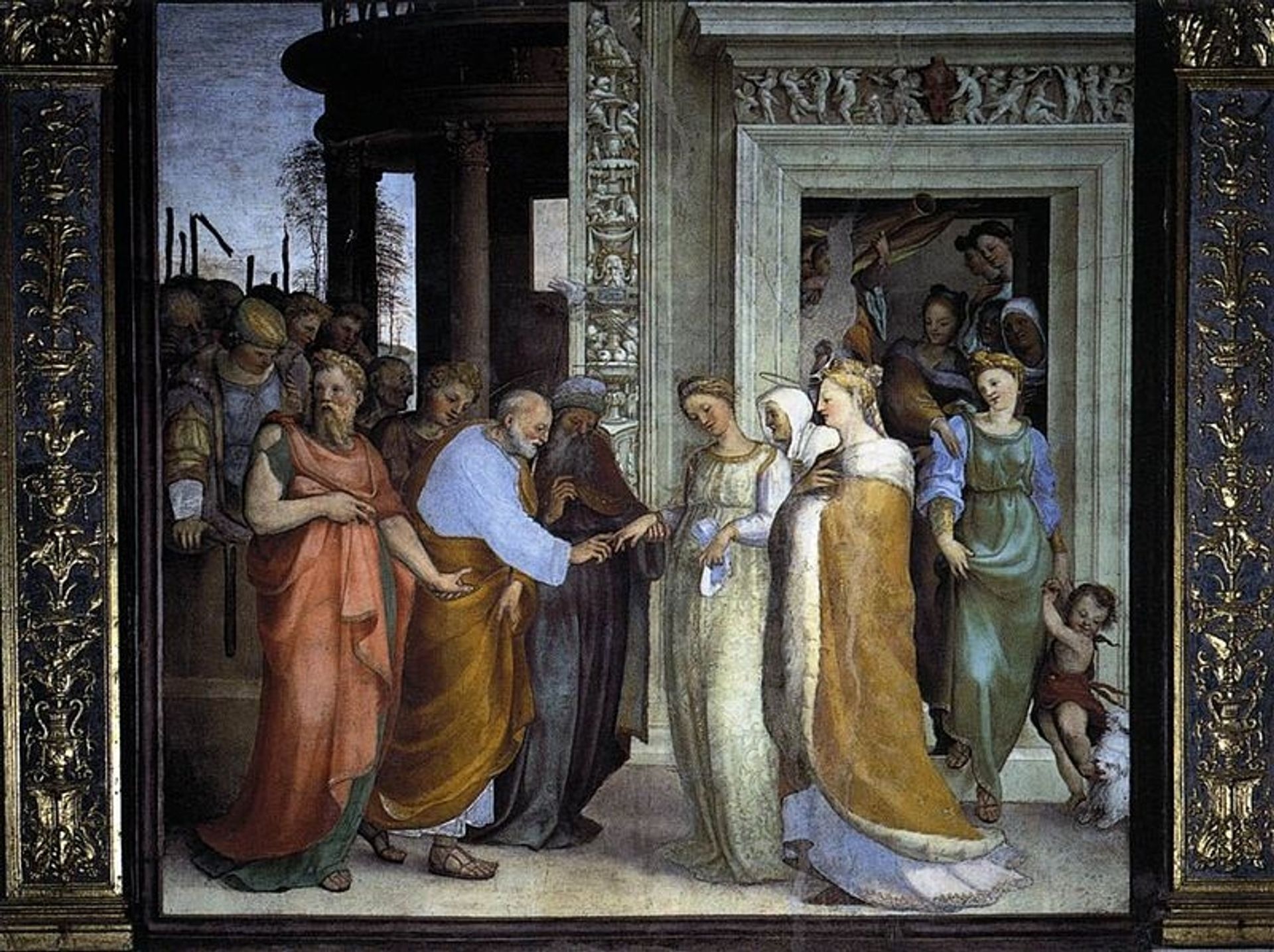 The Betrothal of the Virgin by Domenico Beccafumi