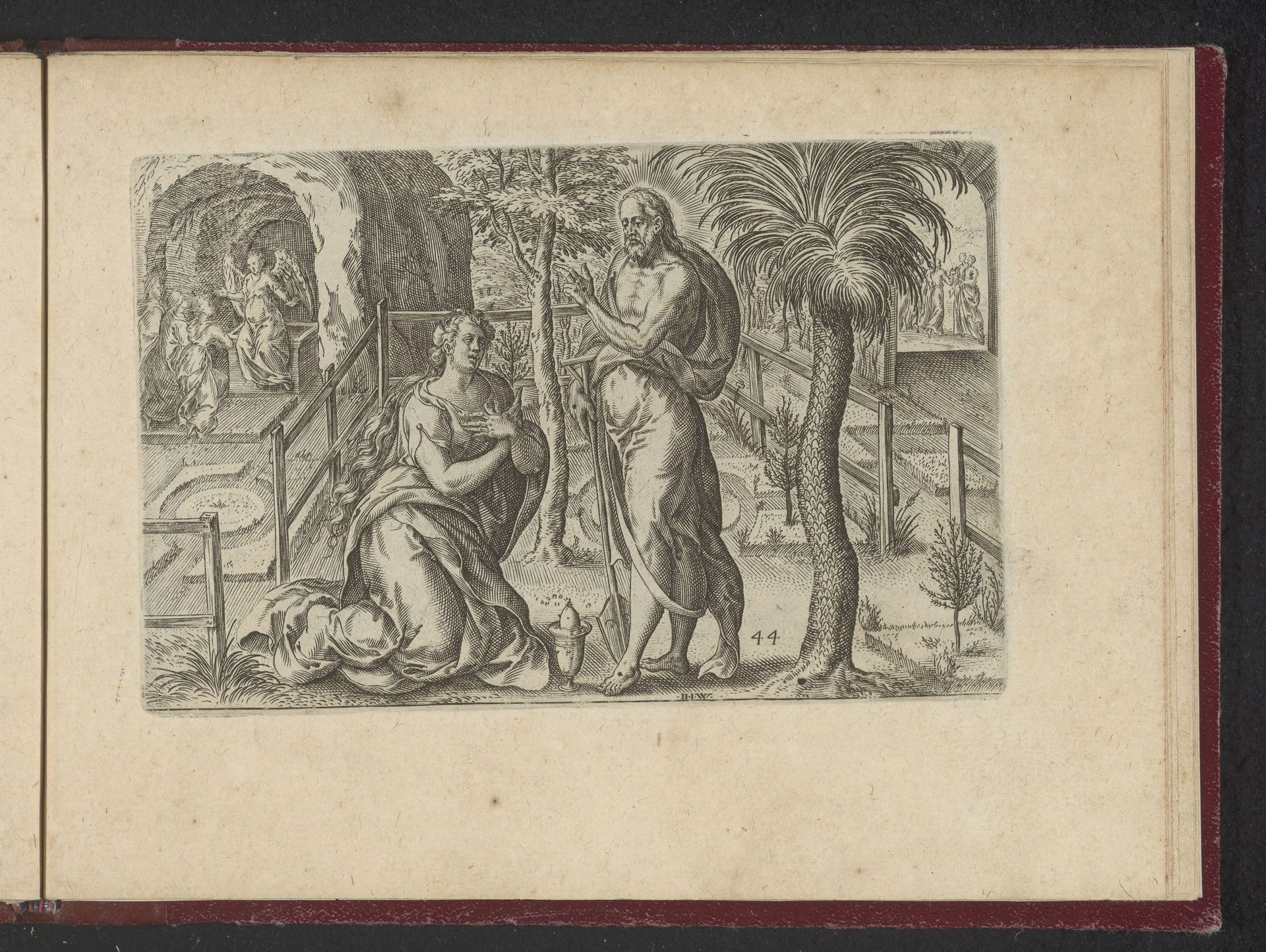 Noli me tangere by Wierix
