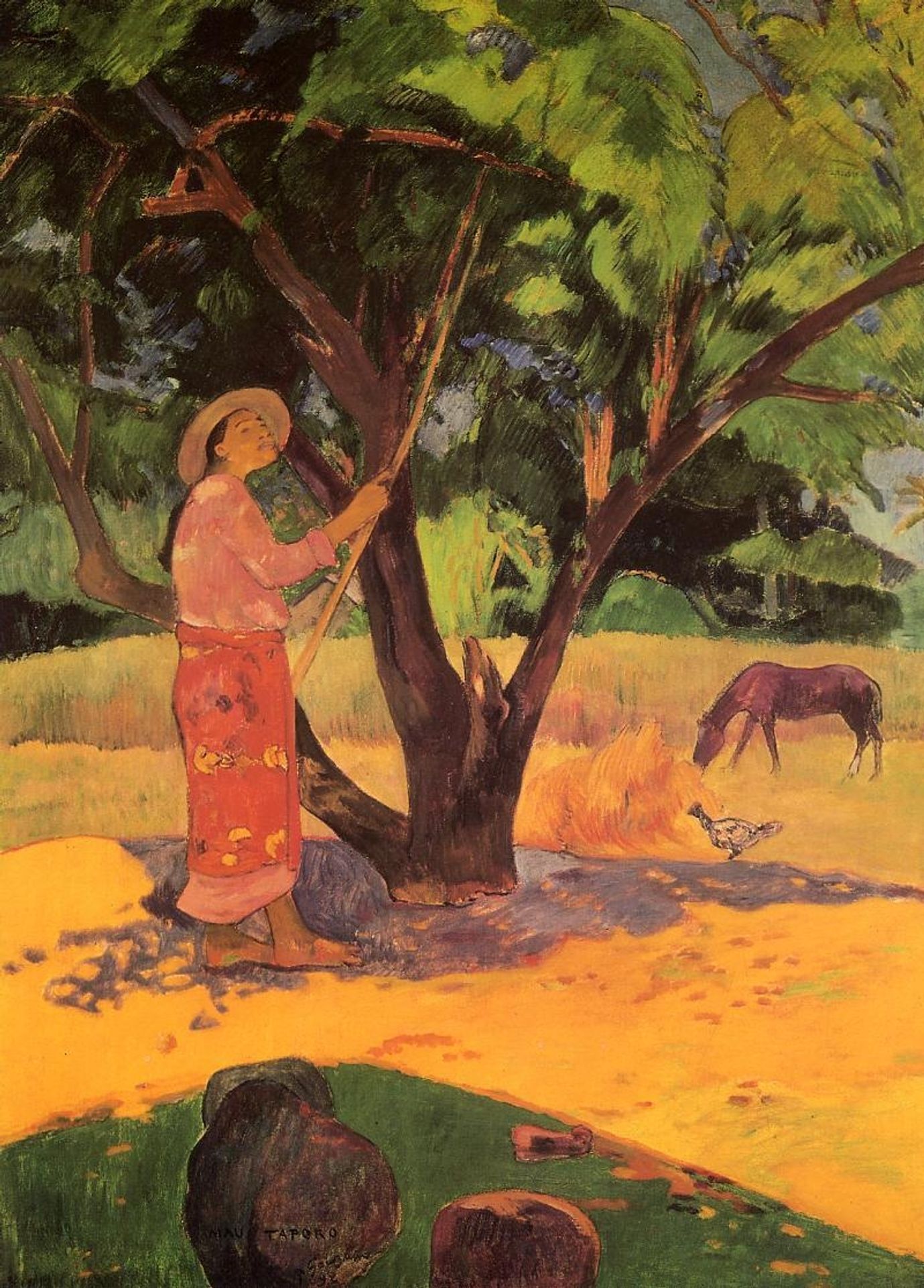 The lemon picker by Paul Gauguin