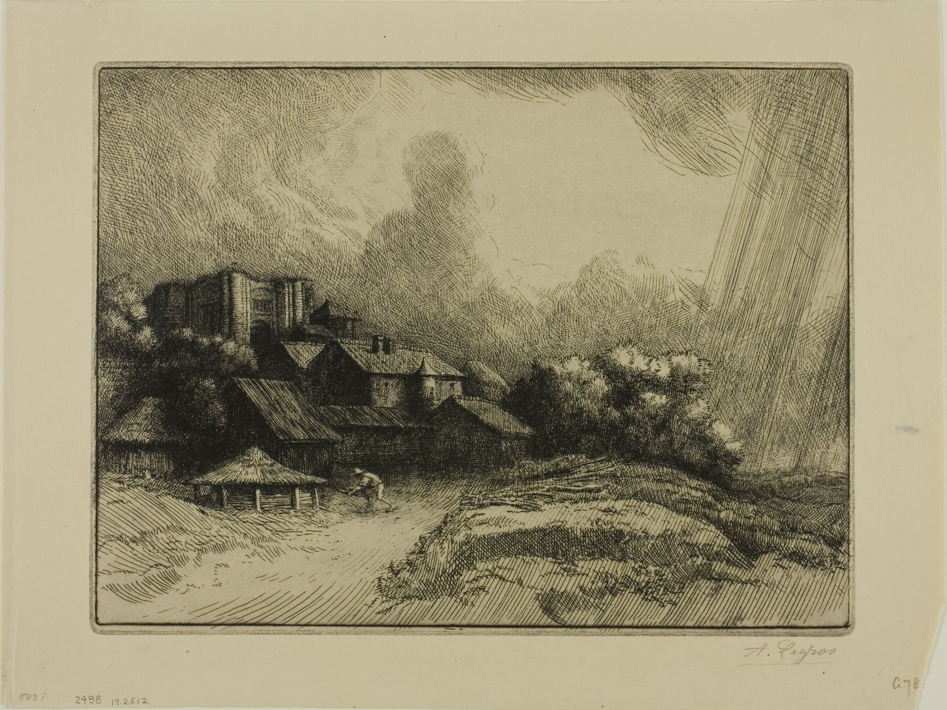 The Abbey Farm by Alphonse Legros