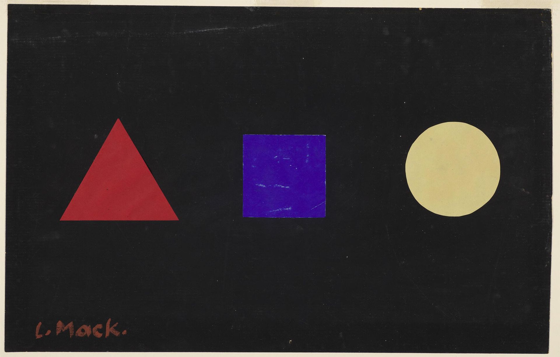 Exercise in Basic Colors and Shapes by Ludwig Hirschfeld-Mack