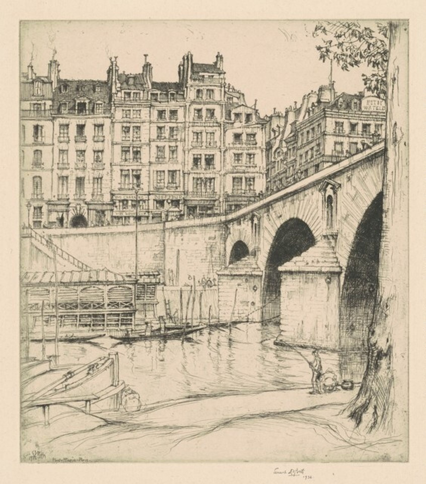 Pont Marie, Paris by Ernest D. Roth