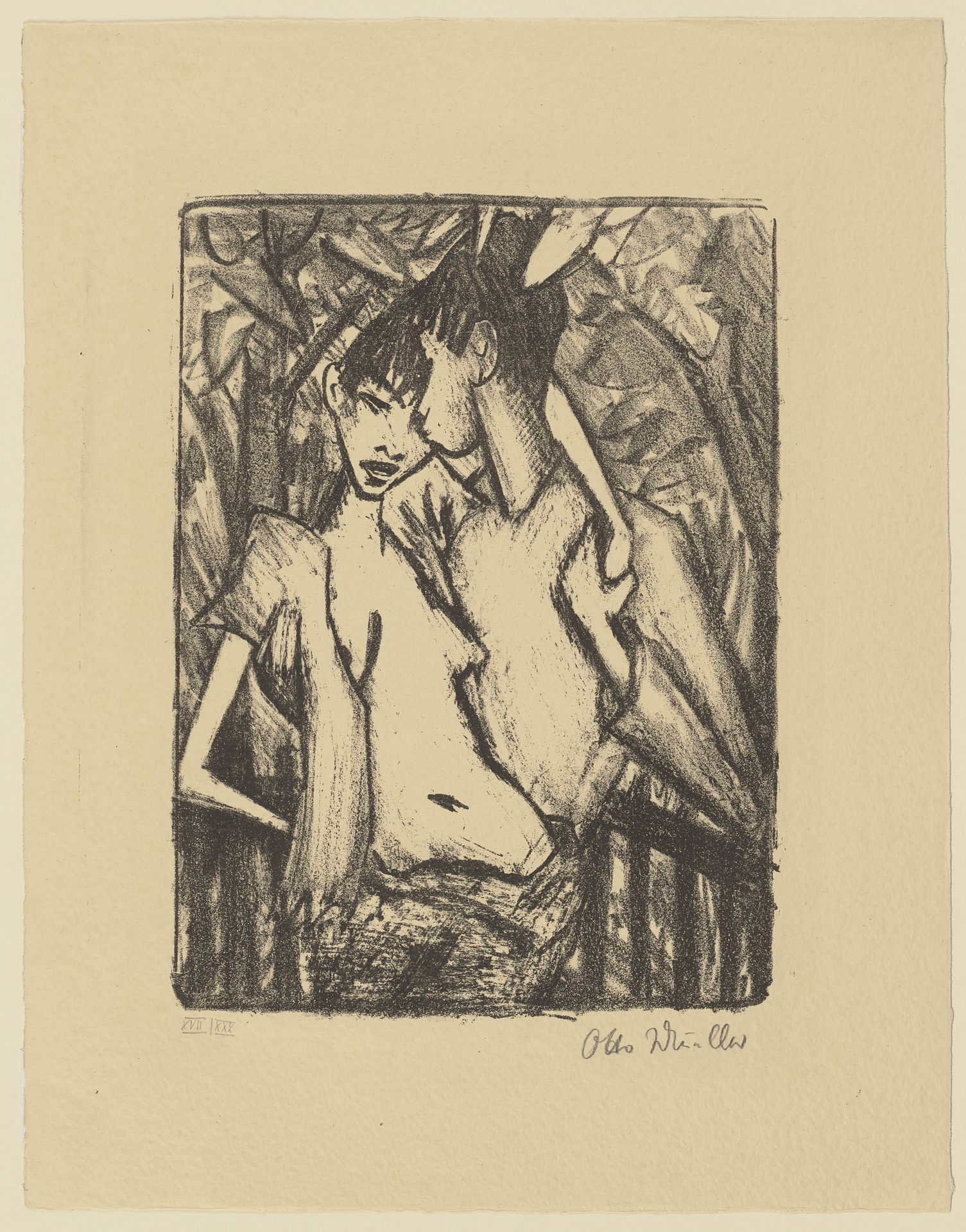 Liebespaar II by Otto Mueller