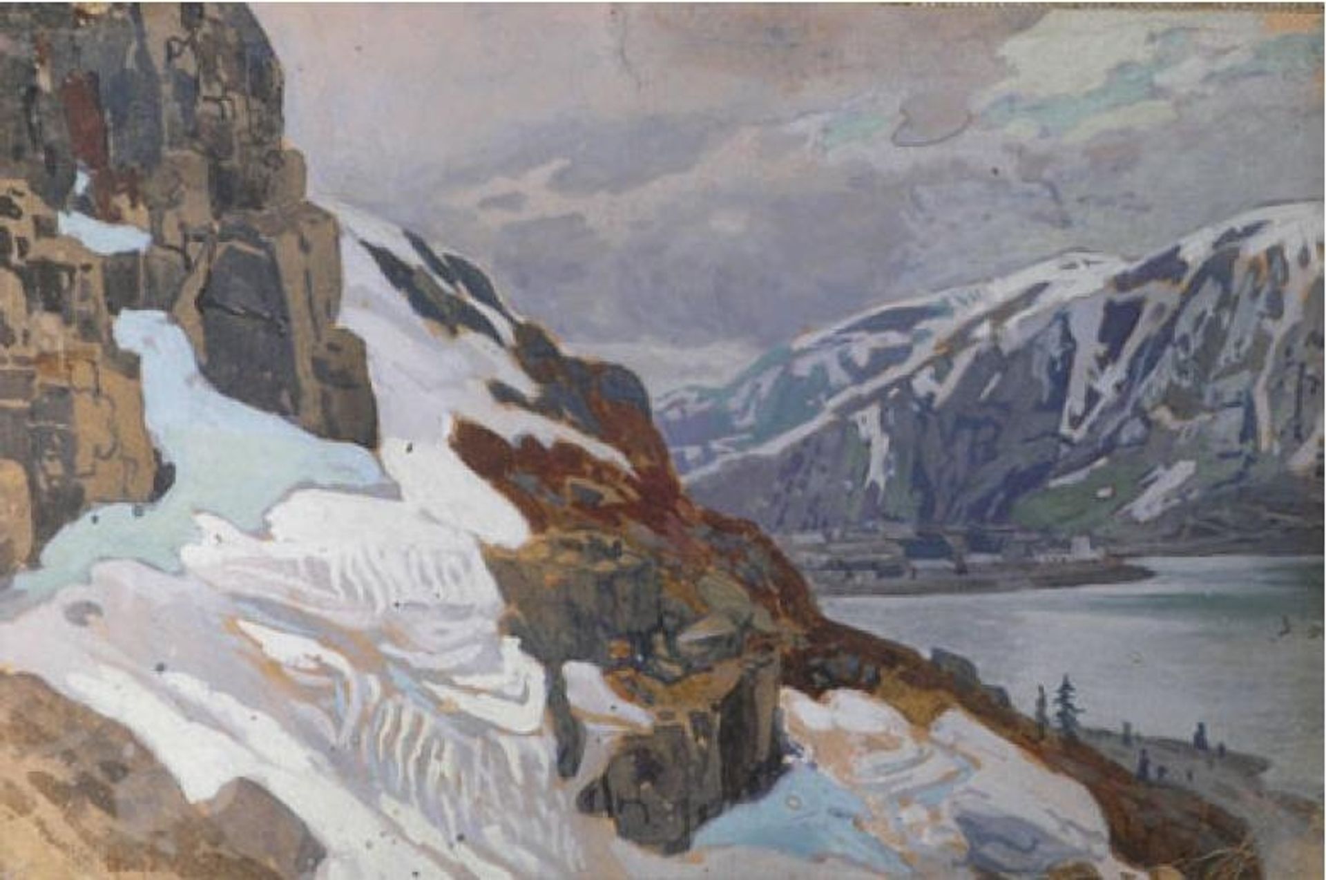 Sketch made by travelling in Italy and Switzerland by Nicholas Roerich
