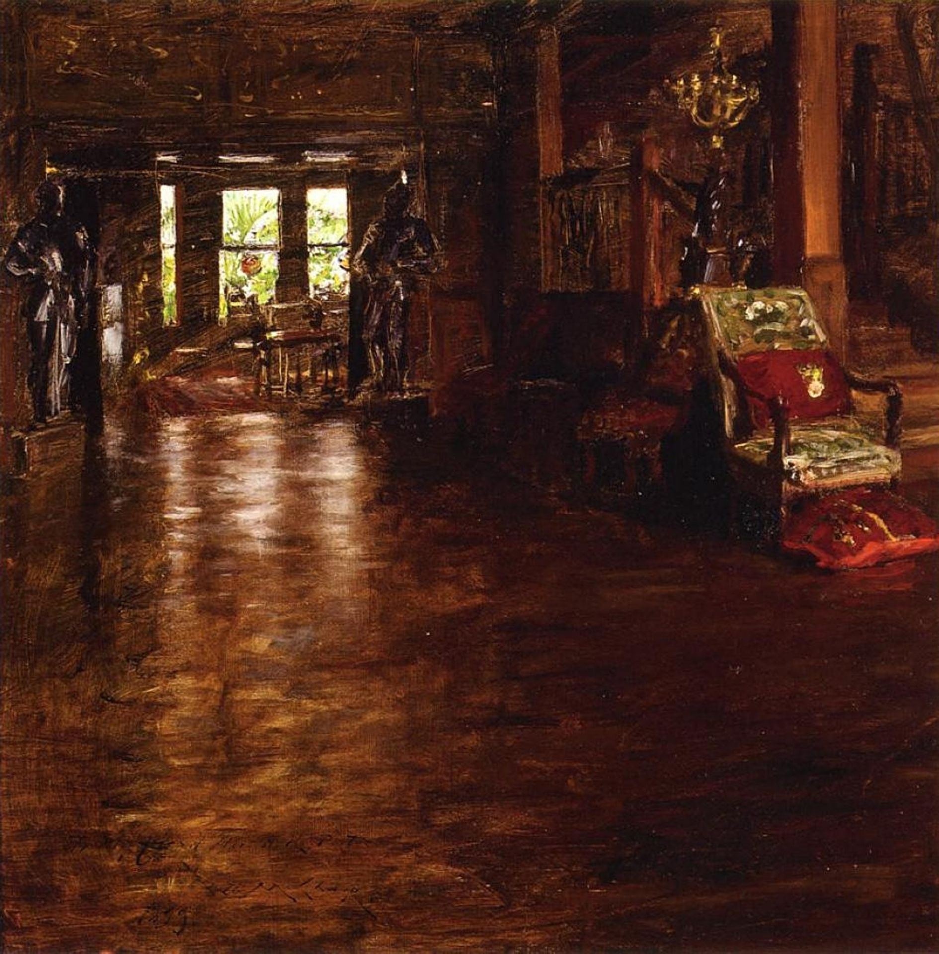Interior, Oak Manor by William Merritt Chase