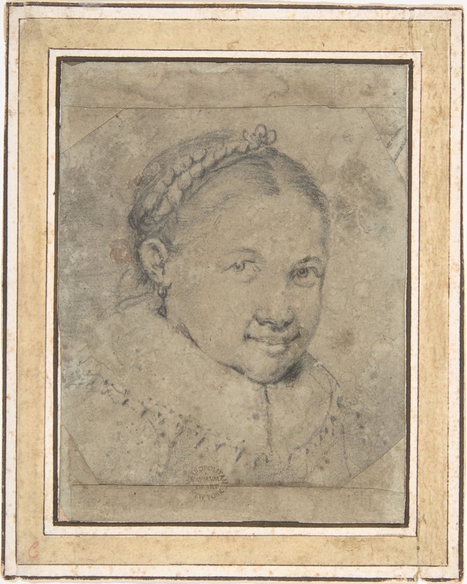 Head of a Girl by Anonymous
