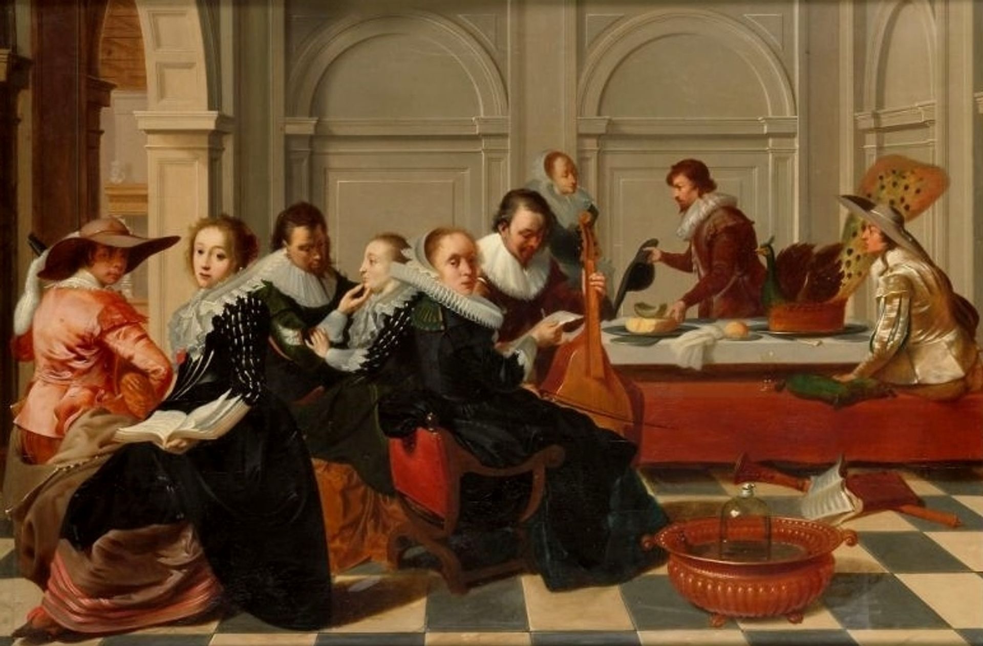 The Music Party by Willem Cornelisz Duyster