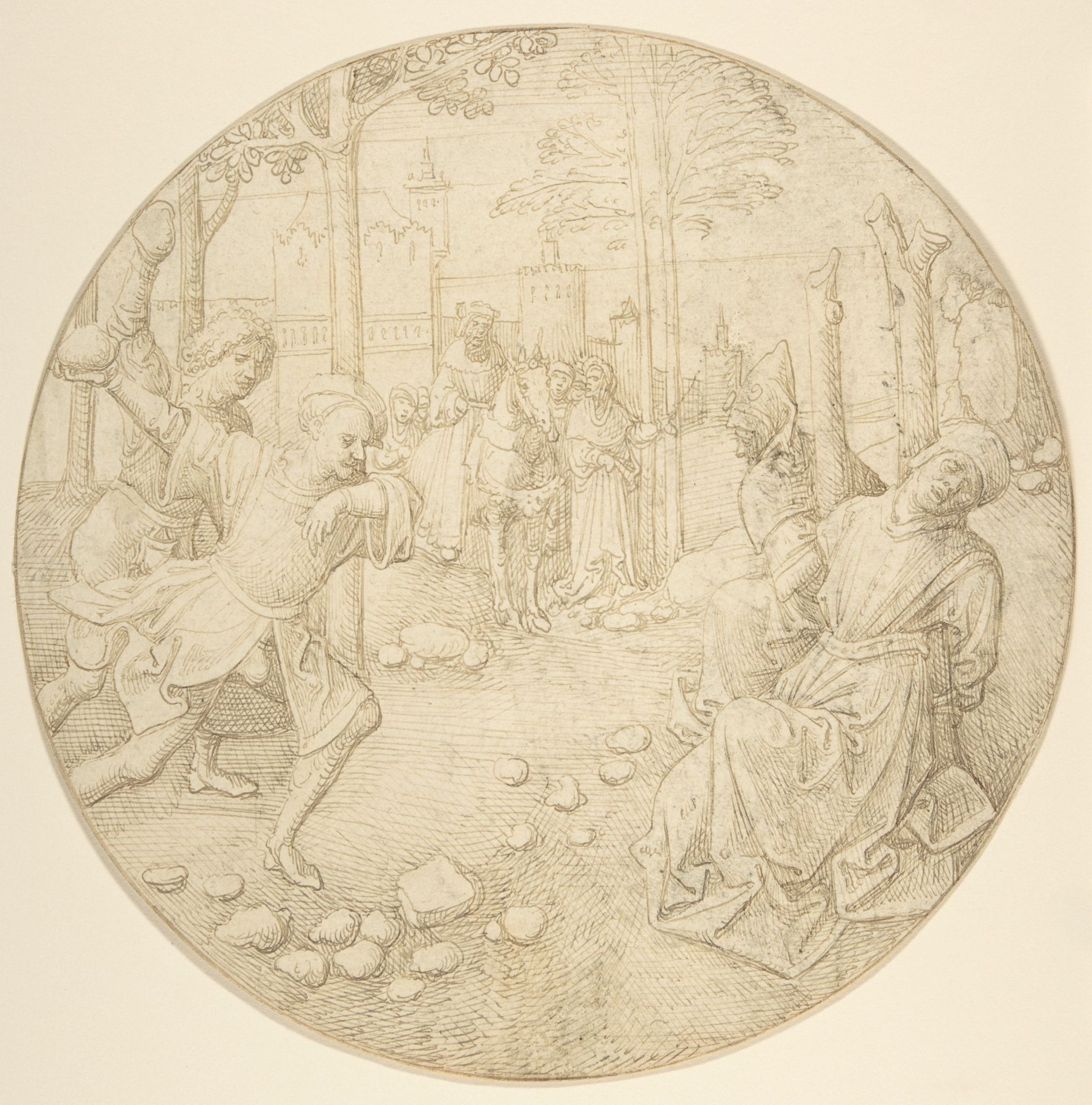 The Stoning of the Elders by Pseudo-Aert Ortkens