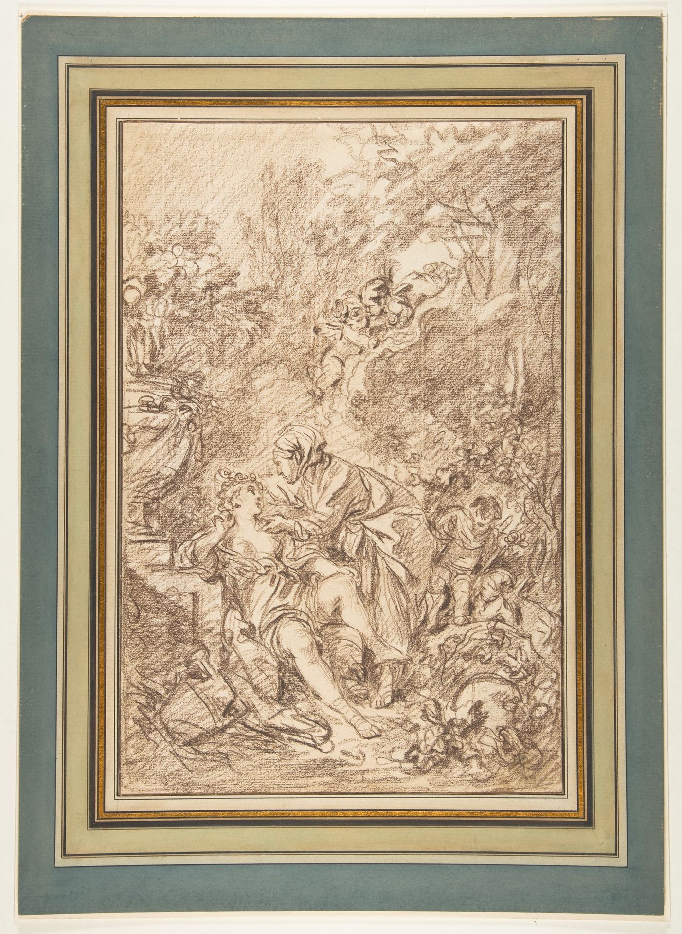 Vertumnus and Pomona by Francois Boucher