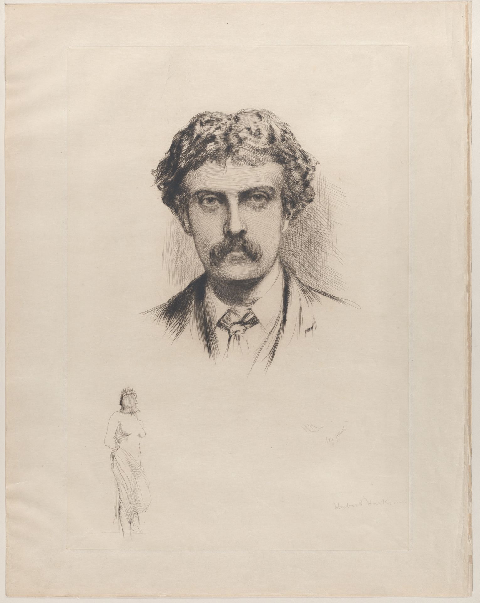 Portrait of Cecil Lawson by Sir Hubert von Herkomer
