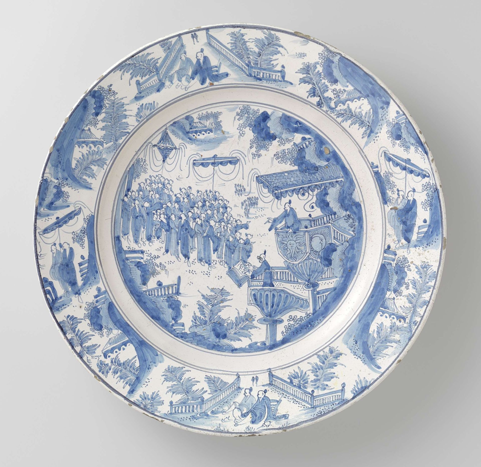 Two dishes by Willem Jansz. Verstraeten