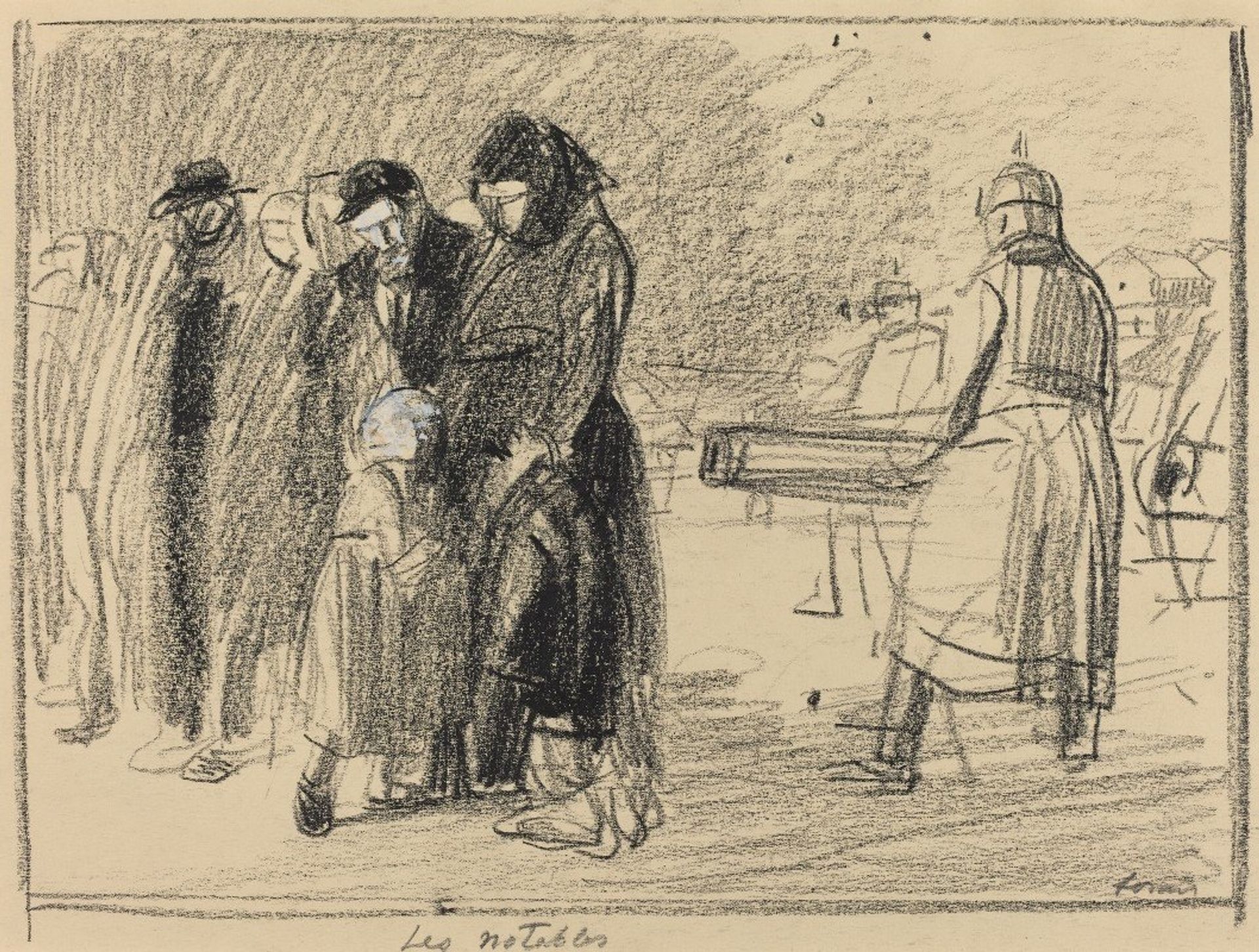 Les notables by Jean-Louis Forain