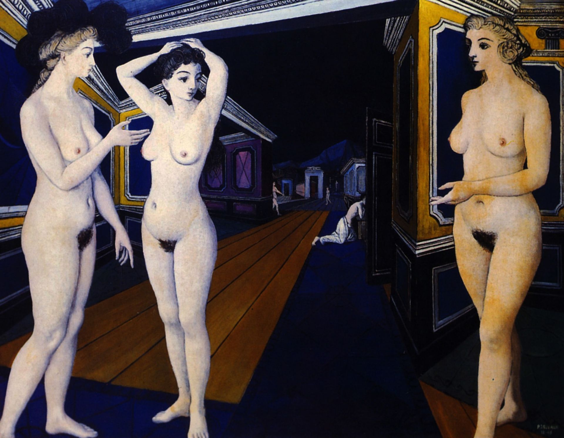 The Temptation of Saint Anthony by Paul Delvaux