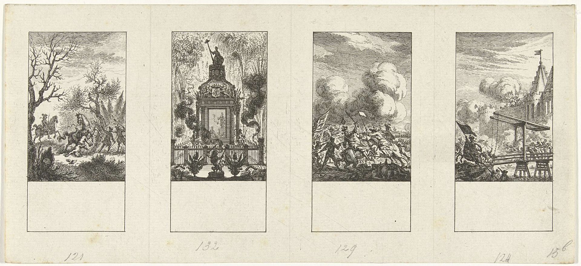 Vier episodes uit de vaderlandse geschiedenis by Simon Fokke