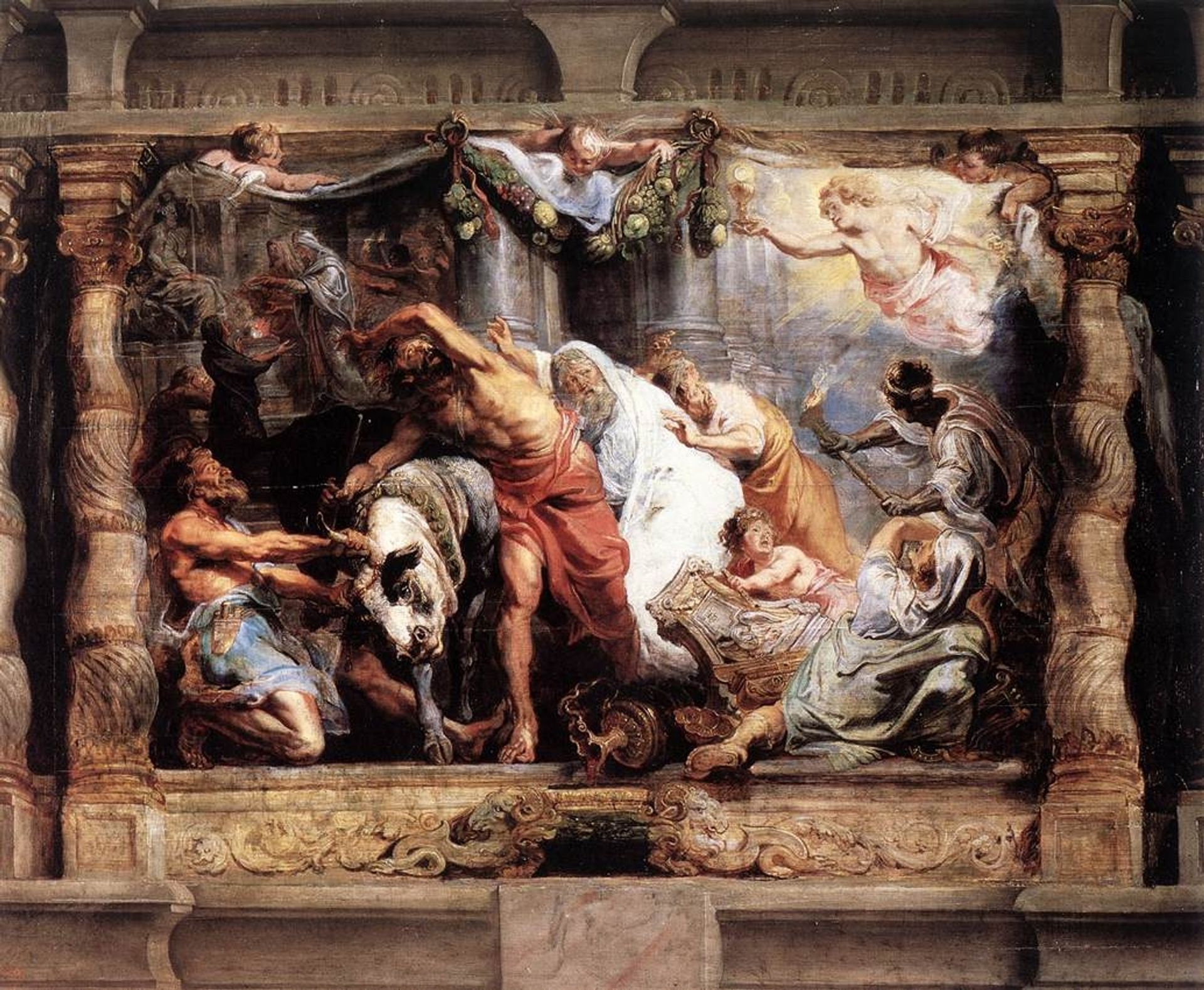 The Victory of Eucharistic Truth over Heresy by Peter Paul Rubens