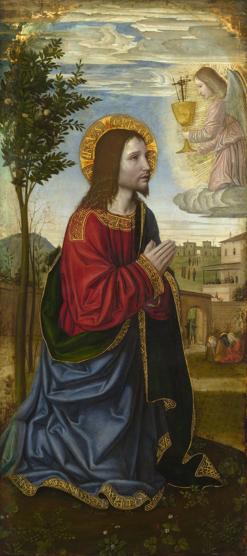 The Agony in the Garden by Ambrogio Bergognone