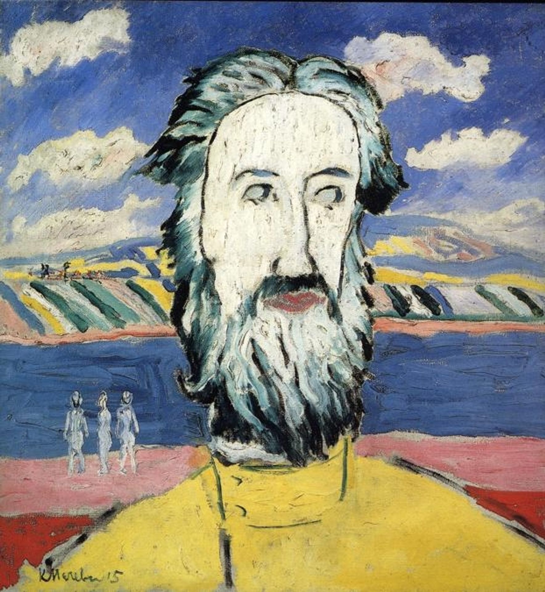 Head of Peasant by Kazimir Malevich