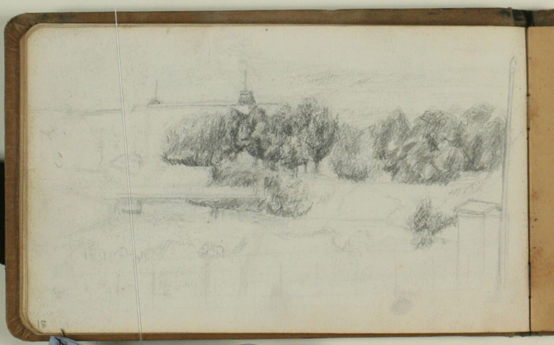 Udsigt over Peblingedosseringen mod Søtorvet by Niels Larsen Stevns