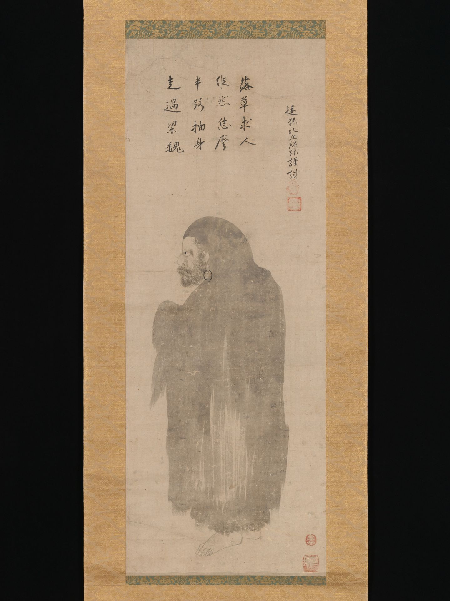 Bodhidharma by Unkoku Tōgan