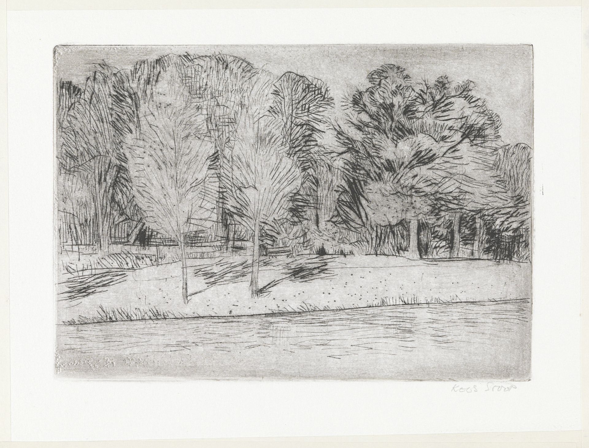 Park aan het water by Kees Stoop