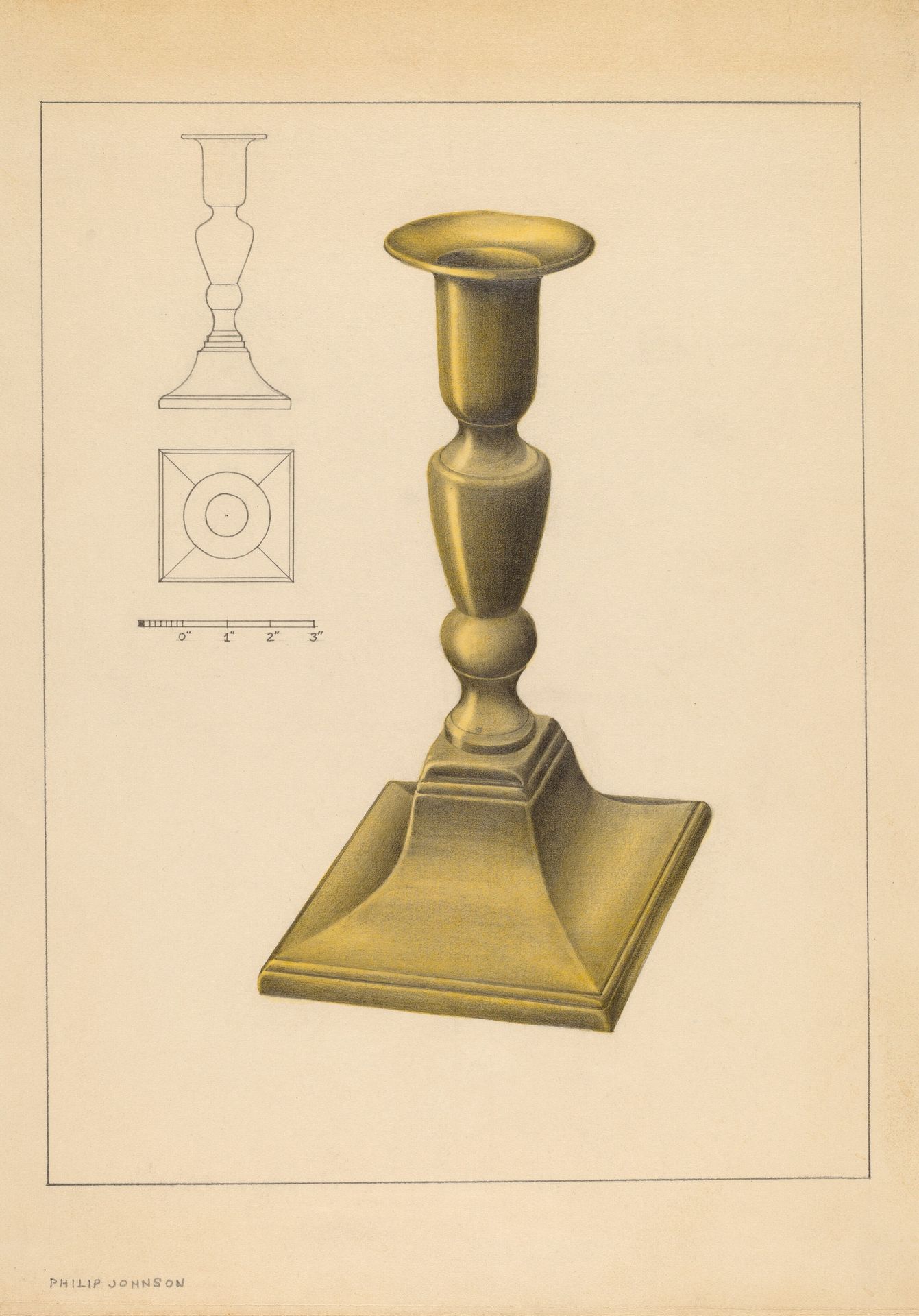Candlestick by Philip Johnson