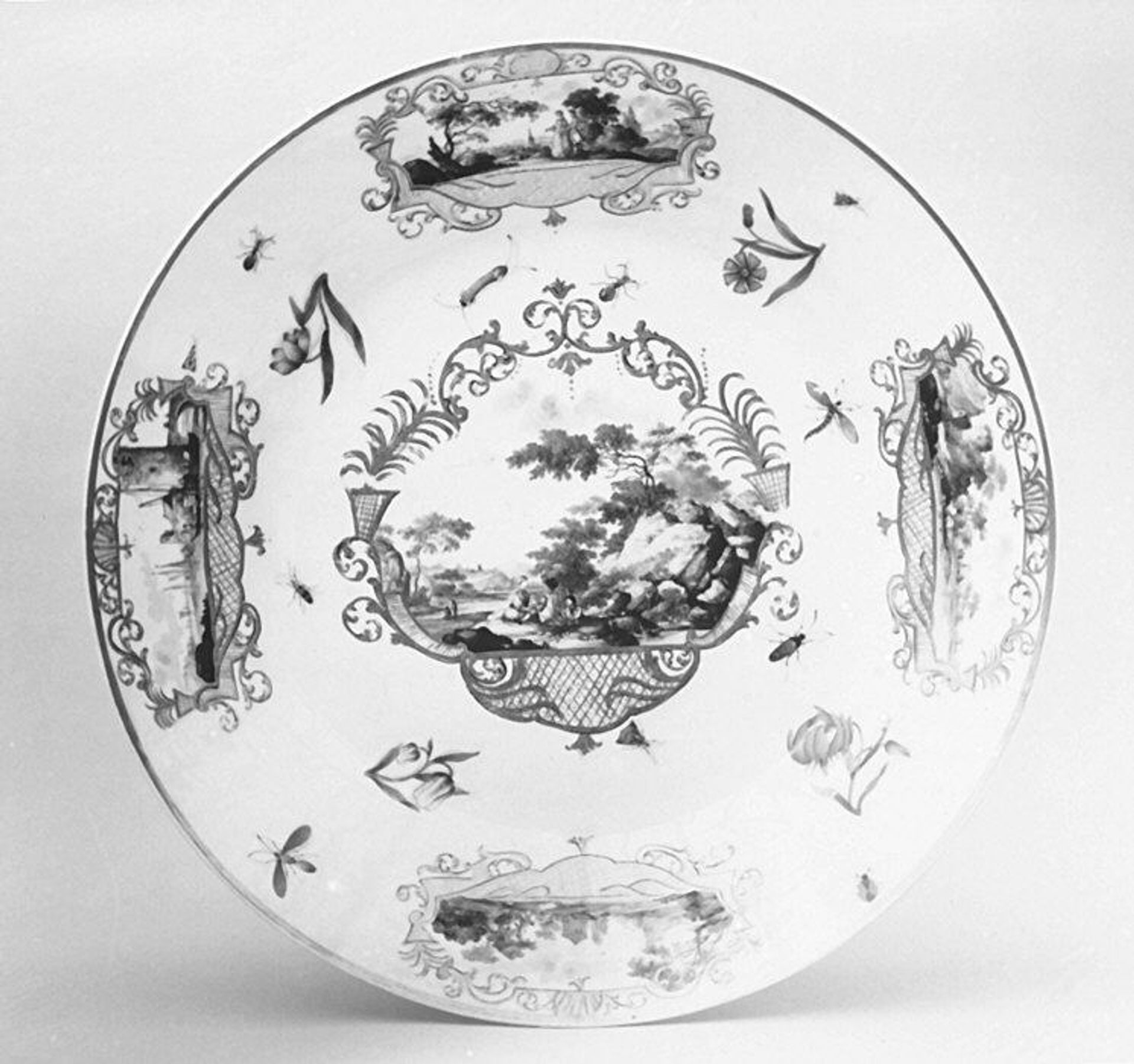 Plate by Meissen Manufactory