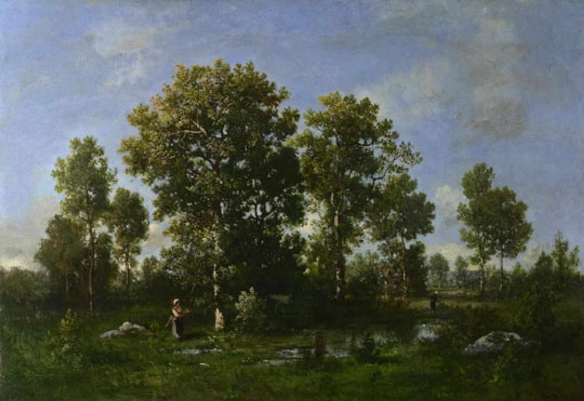 Sunny Days in the Forest by Narcisse-Virgilio Diaz