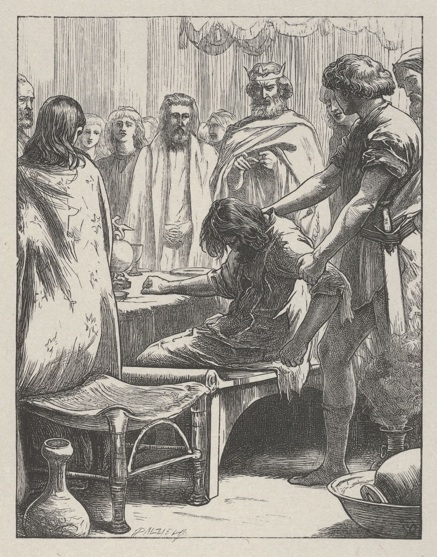The Marriage Feast (The Parables of Our Lord and Saviour Jesus Christ) by Sir John Everett Millais