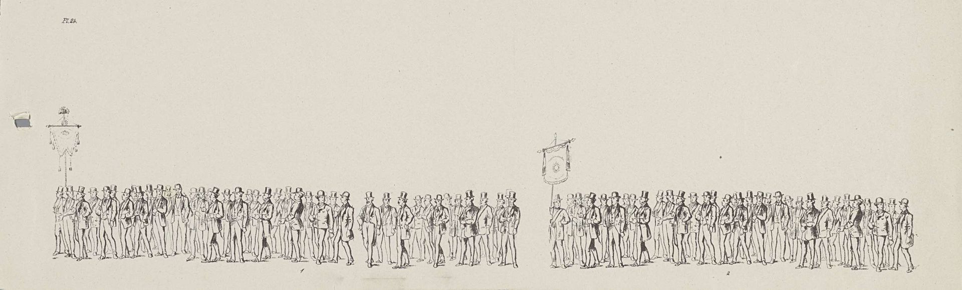 Historische gekostumeerde optocht te Amsterdam bij het  25-jarige regeringsjubileum van koning Willem III in 1874 (plaat 24) by Anonymous