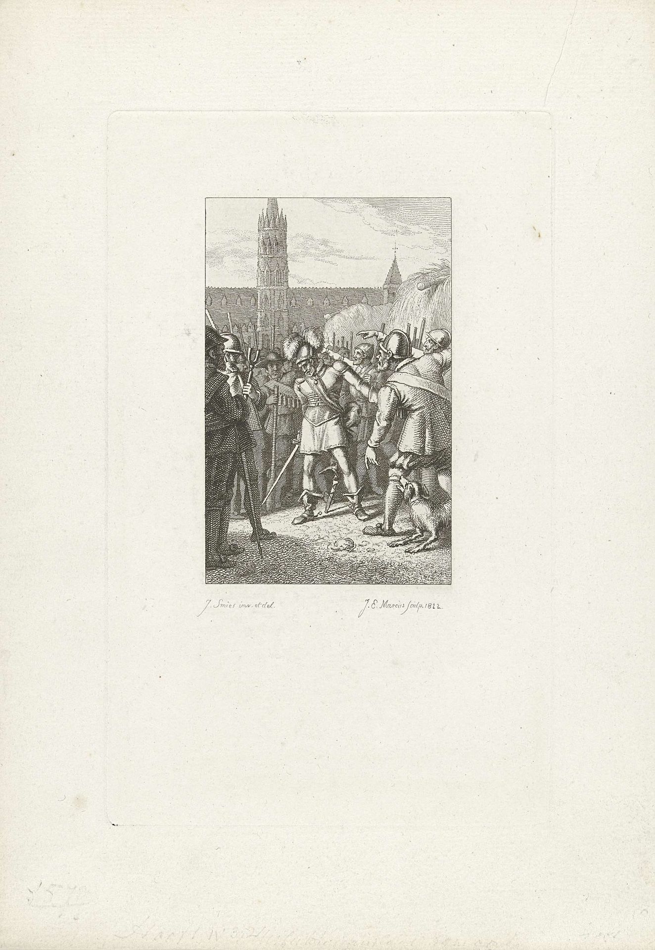Mislukte aanslag van Egmond op Brussel, 1579 by Jacob Ernst Marcus