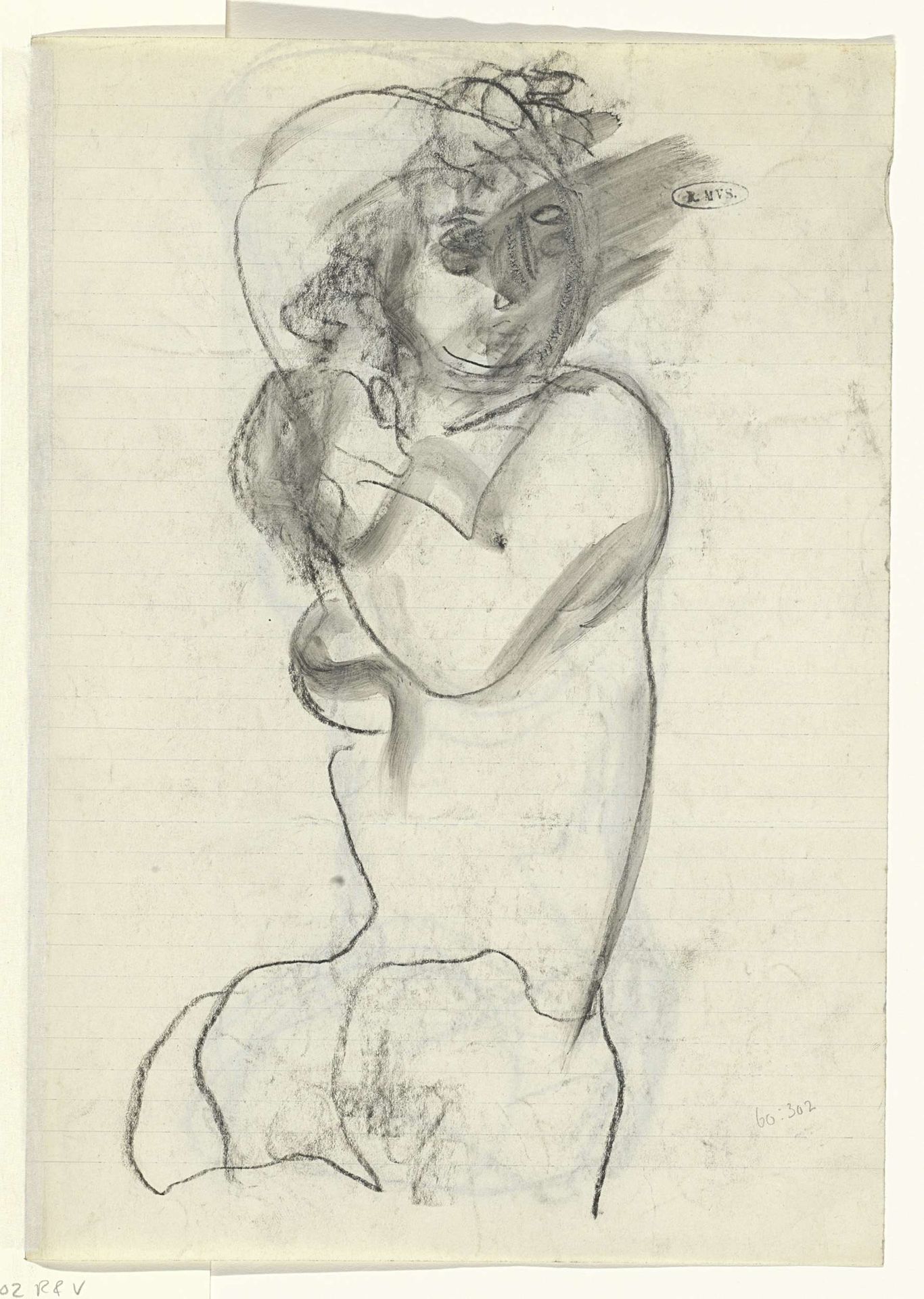 Naakte vrouw by Leo Gestel